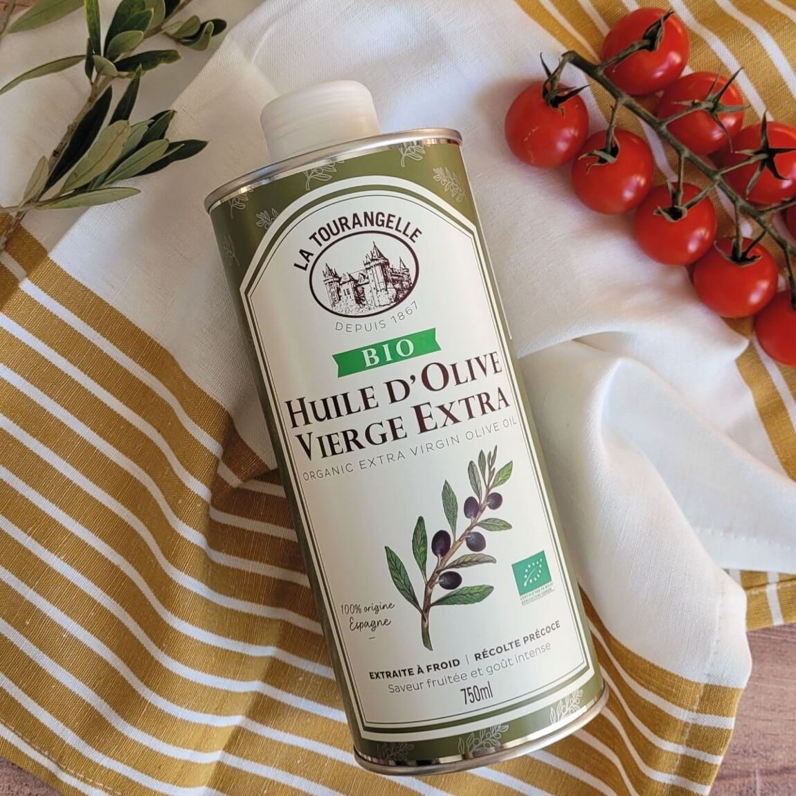 Organic extra virgin olive oil