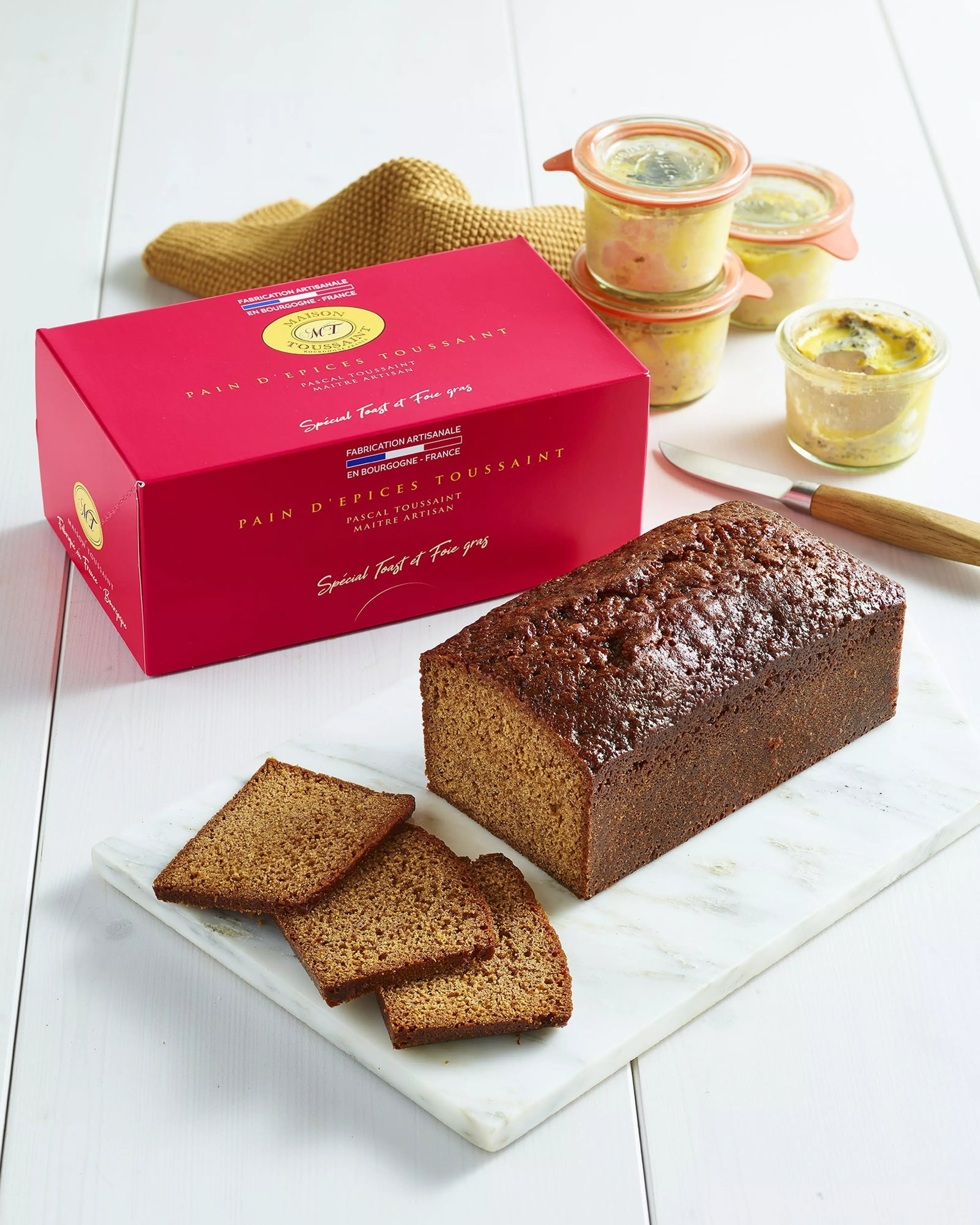 Pain d'épices spécial toast et foie gras