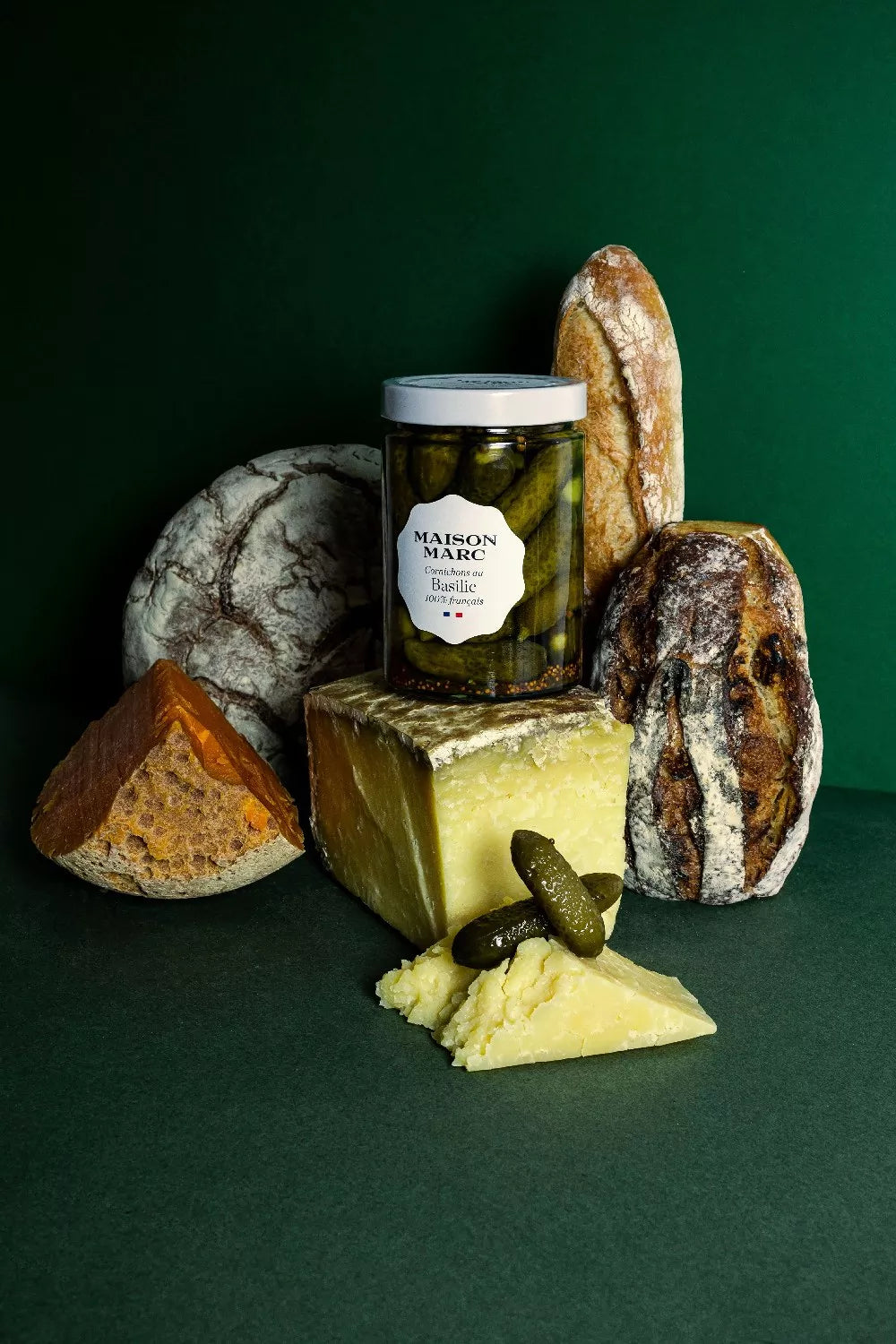 100% French basil pickles