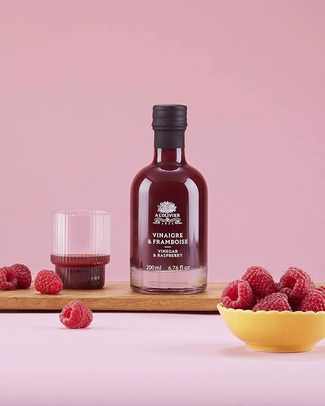 Vinaigre et framboise
