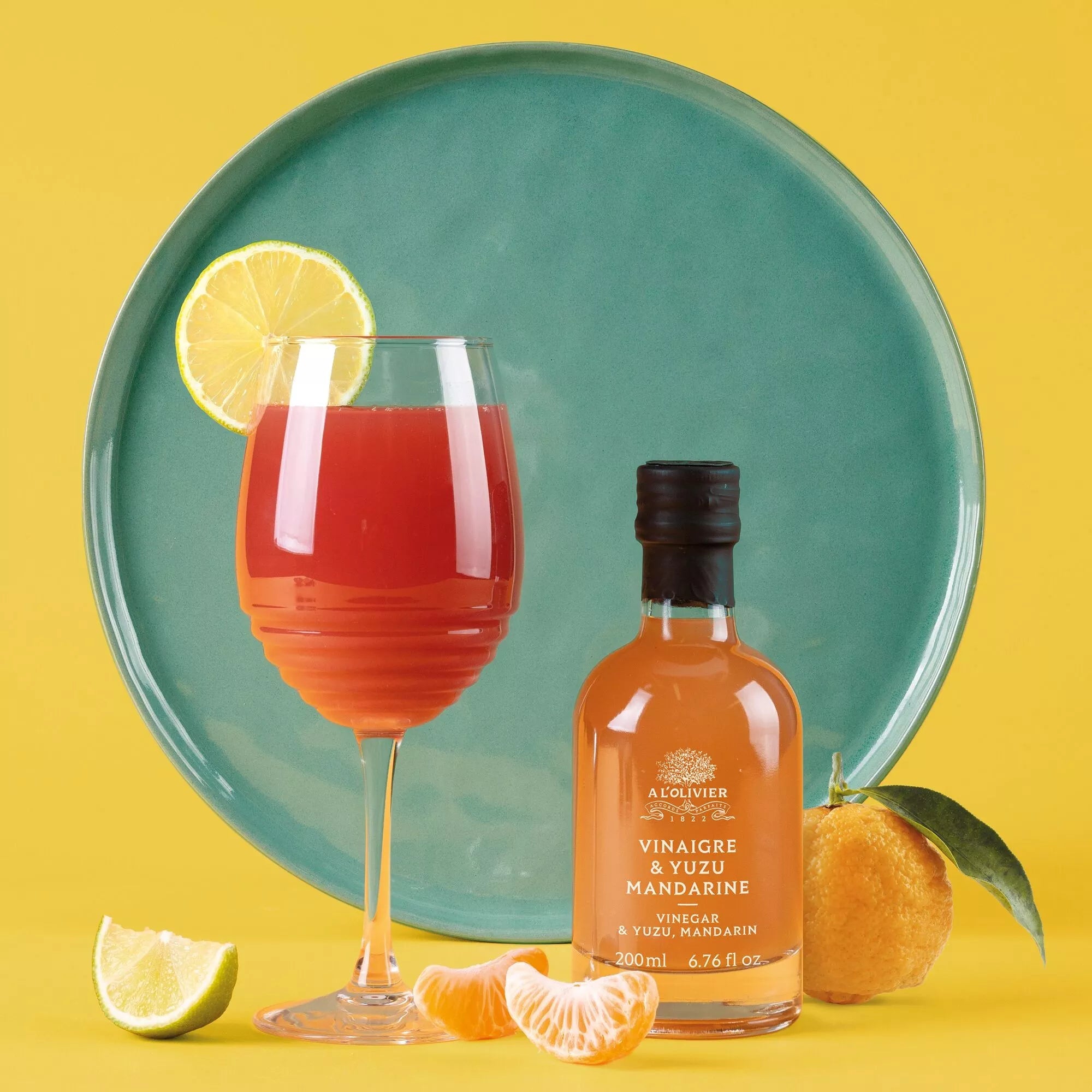 Vinaigre et yuzu mandarine