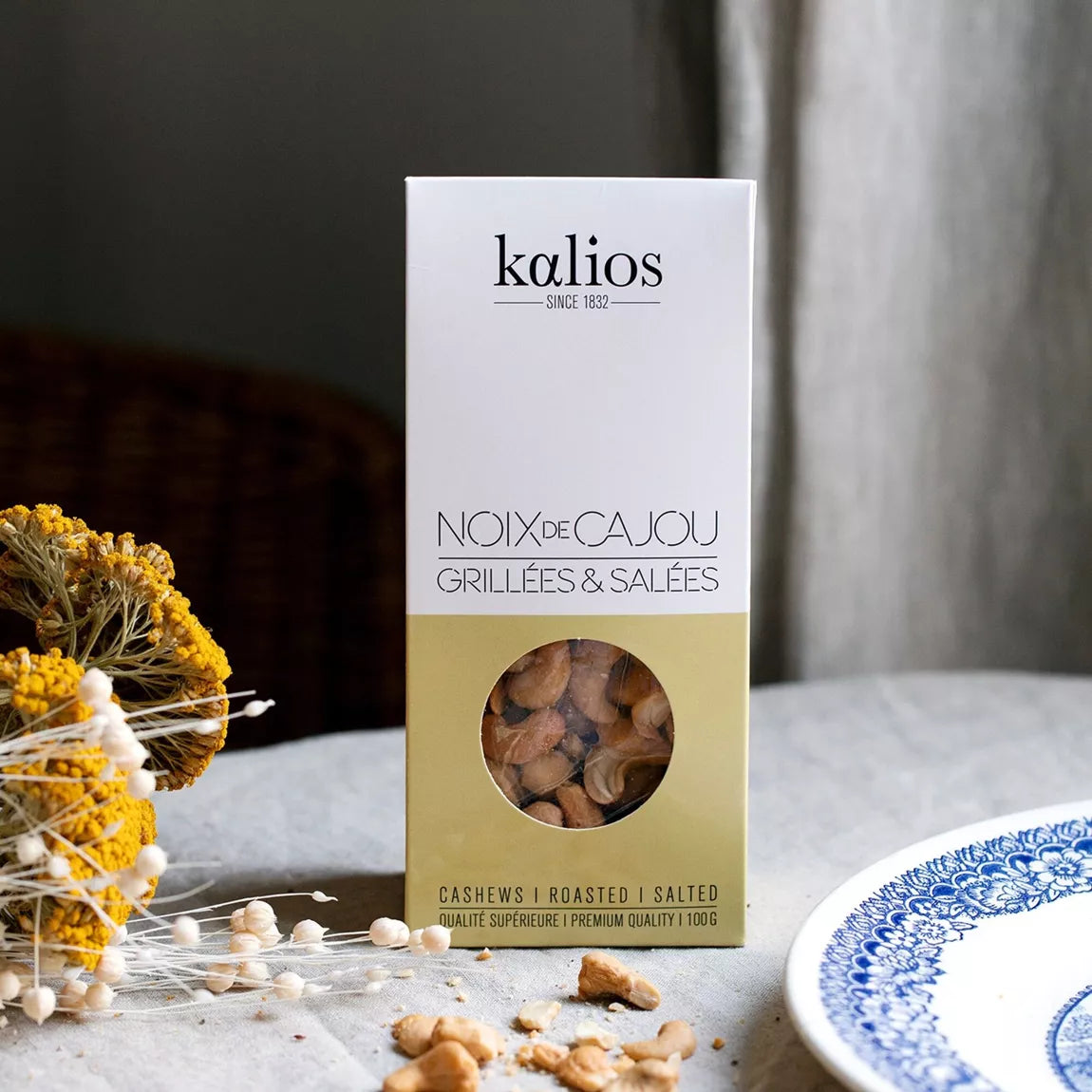 Noix de cajou grillées et salées