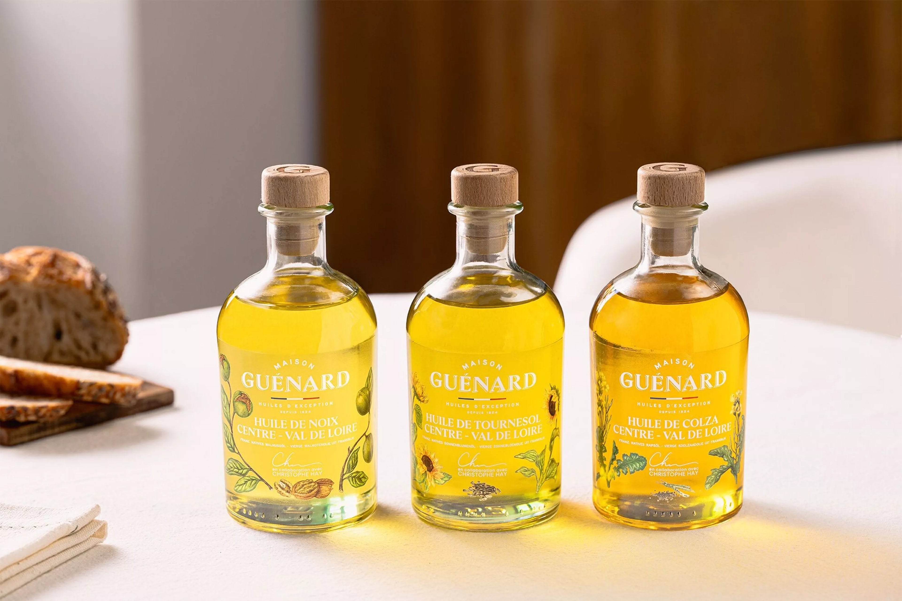100% virgin sunflower oil from the Centre region - Christophe Hay
