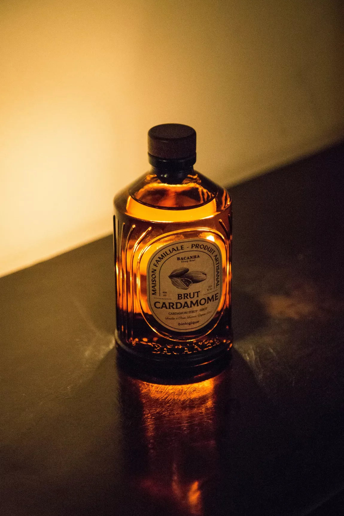 Sirop brut de cardamome bio