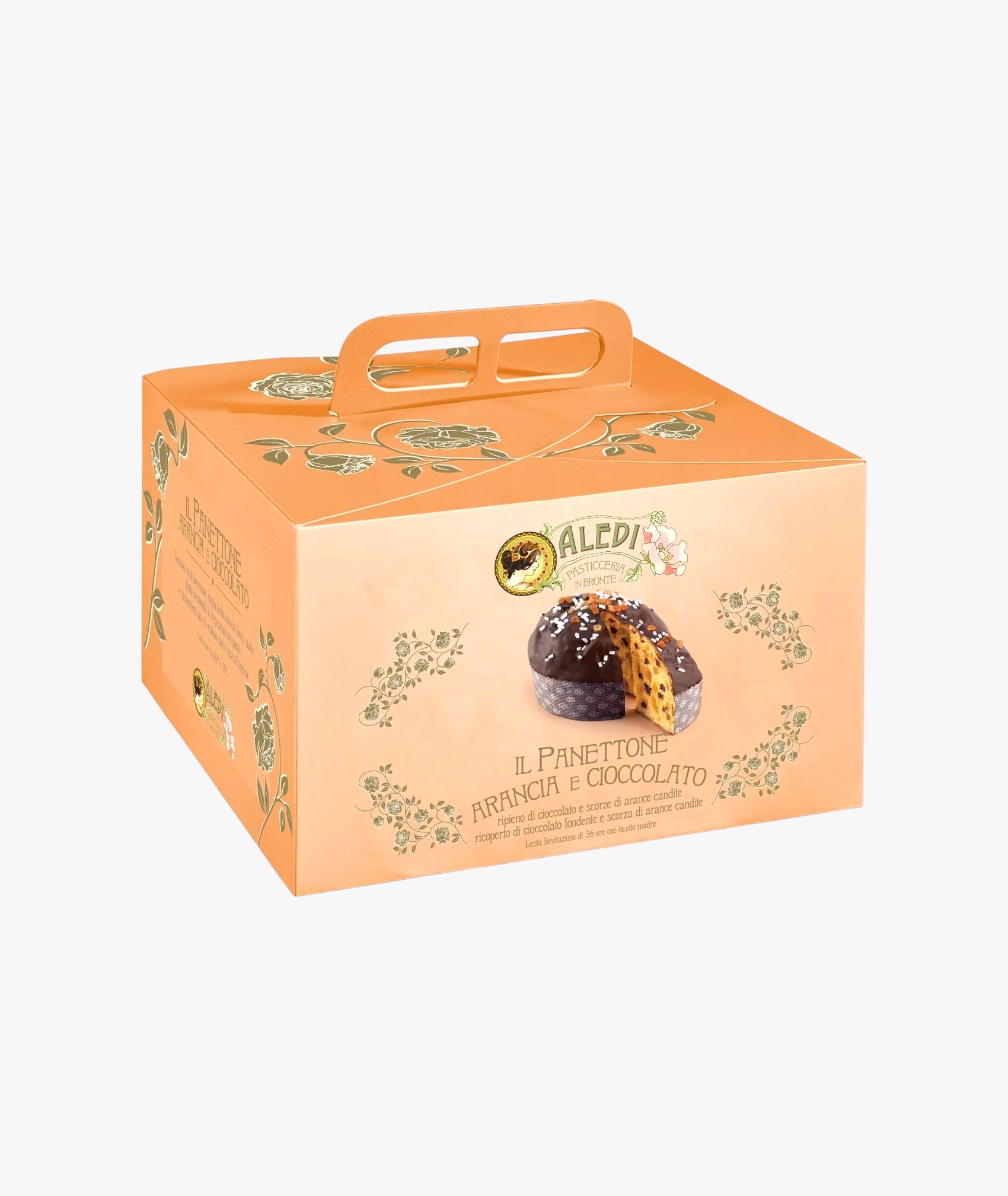 Panettone orange sanguine et chocolat noir