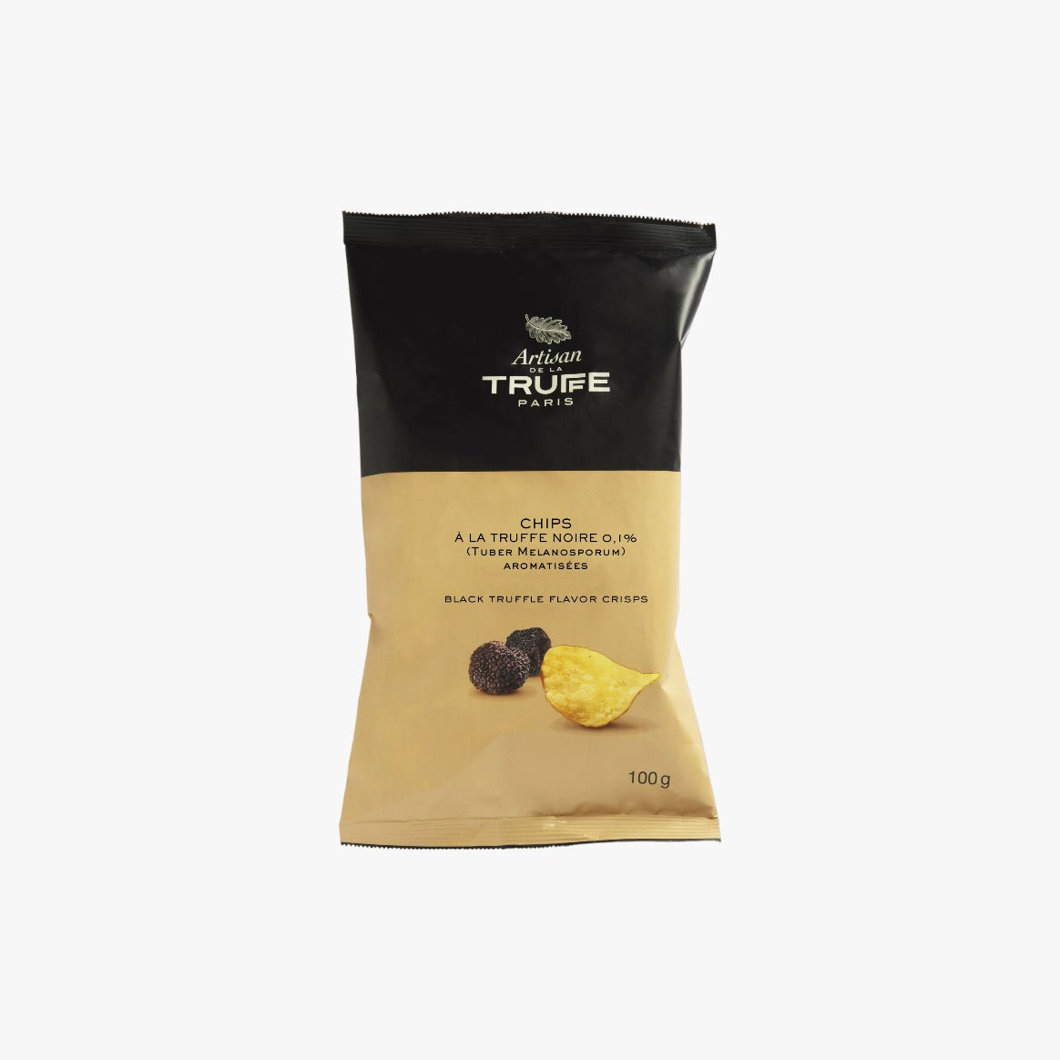 Chips and black truffle