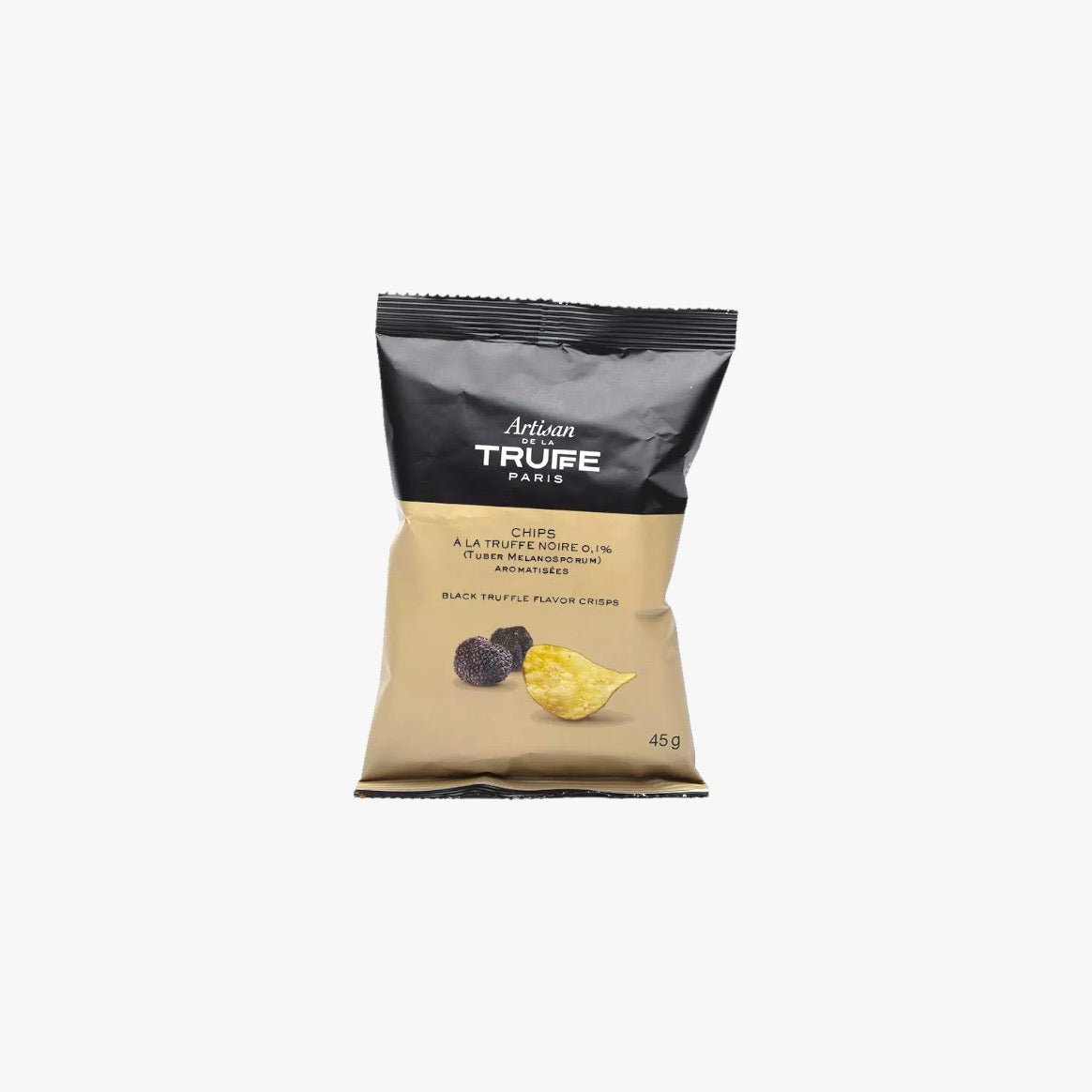 Chips and black truffle