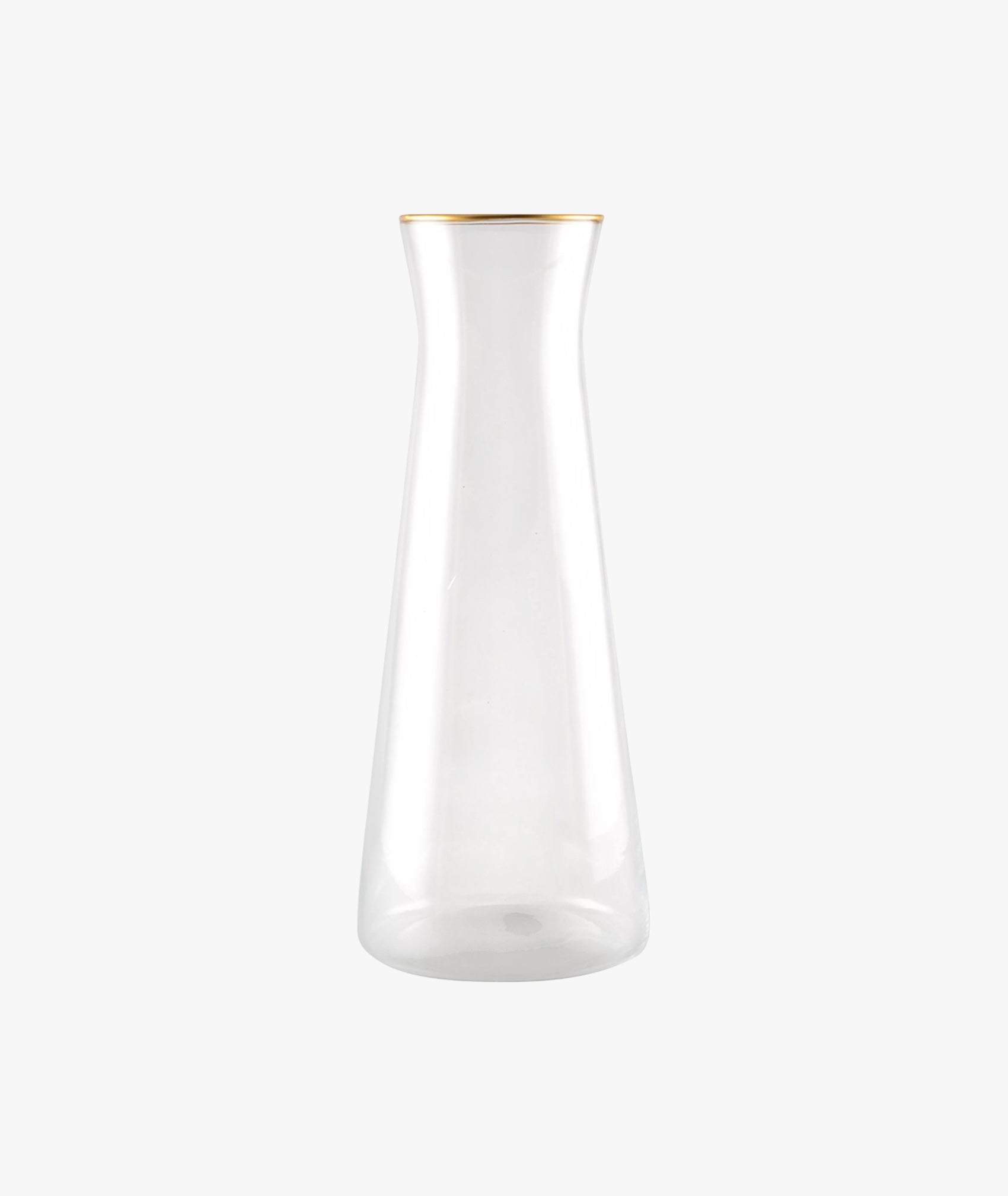 Carafe bord doré