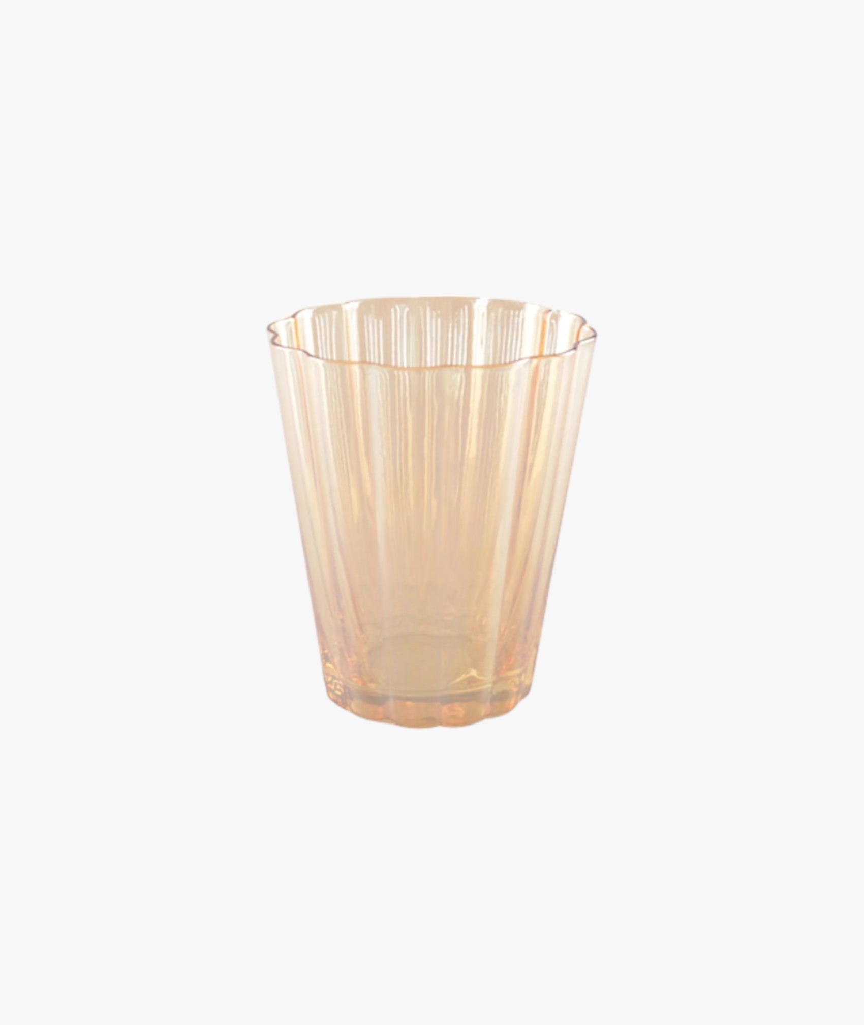 Verre à eau doré