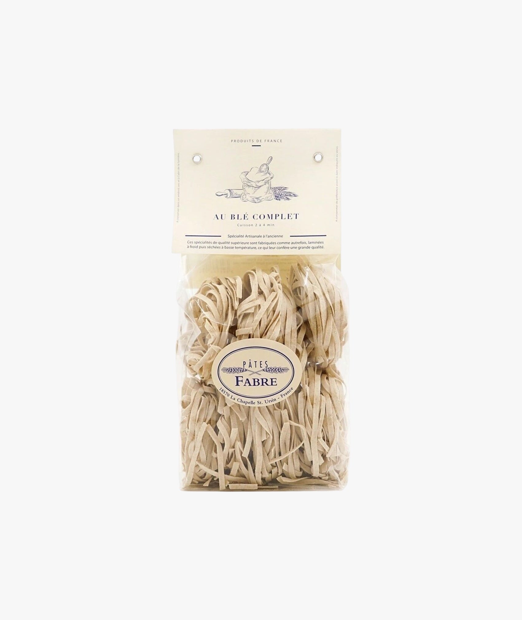Tagliatelles au blé complet