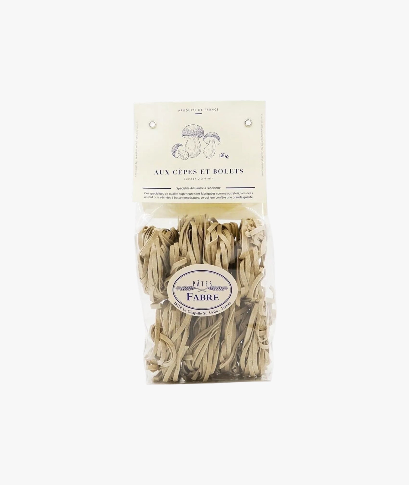 Tagliatelles cèpes et bolets