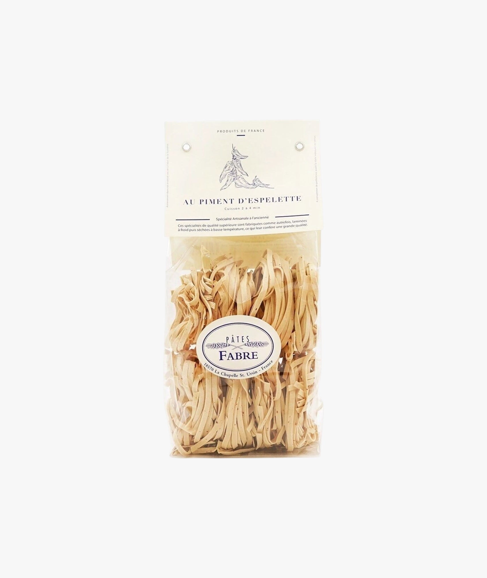 Tagliatelles au piment d'Espelette