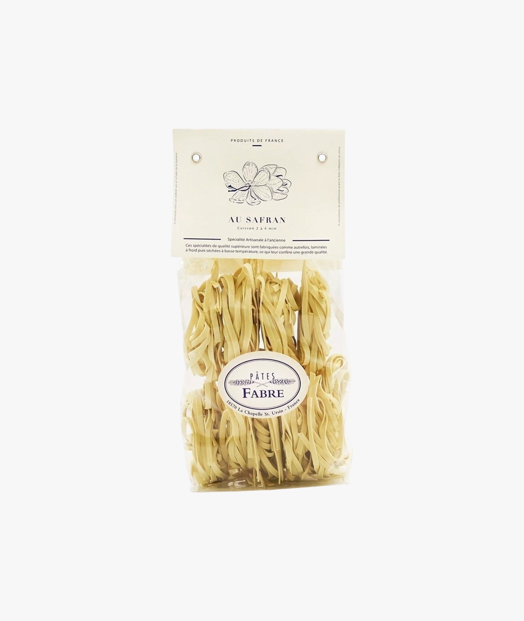 Tagliatelles au safran