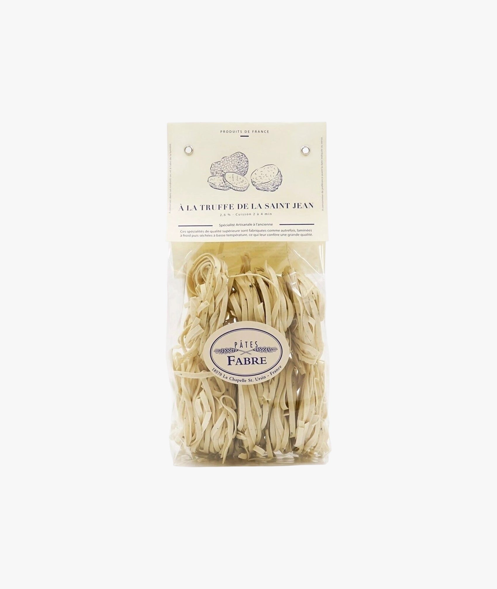 Tagliatelles à la truffe de la Saint-Jean