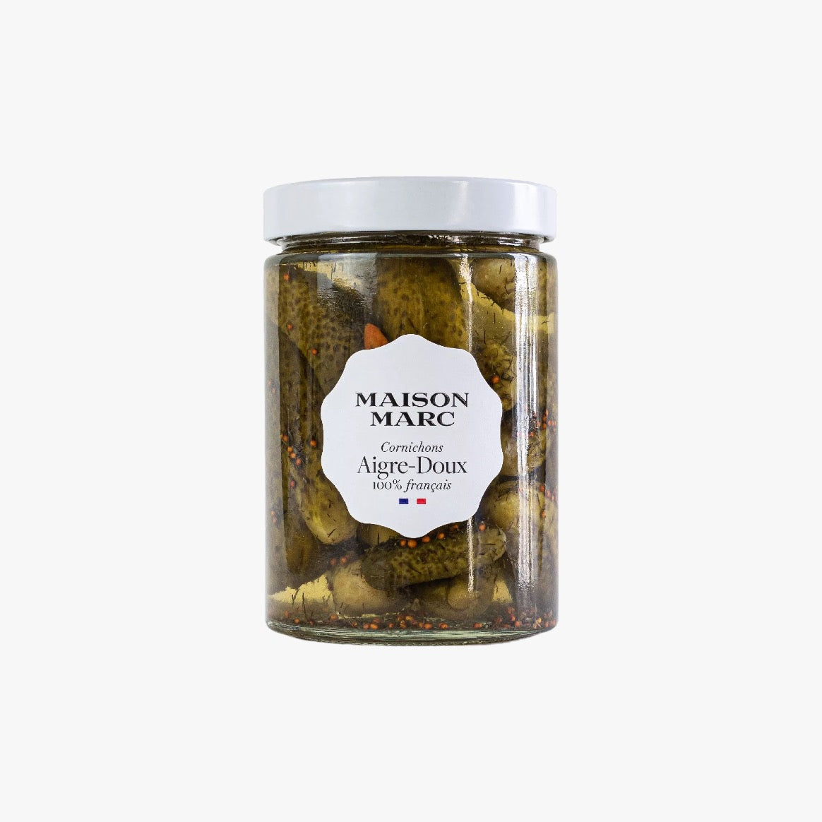 100% French sweet and sour pickles