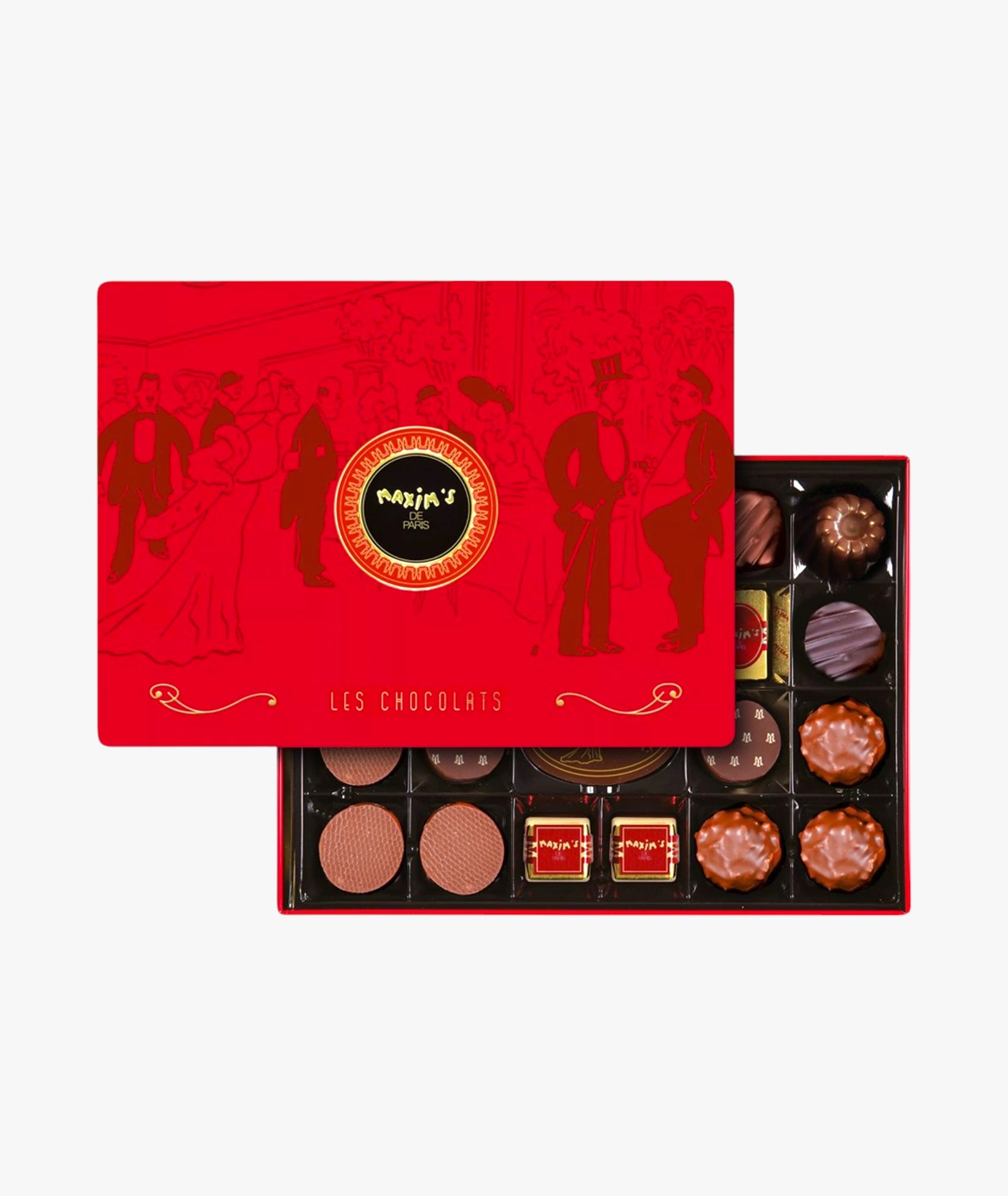 Coffret assortiment de 22 chocolats
