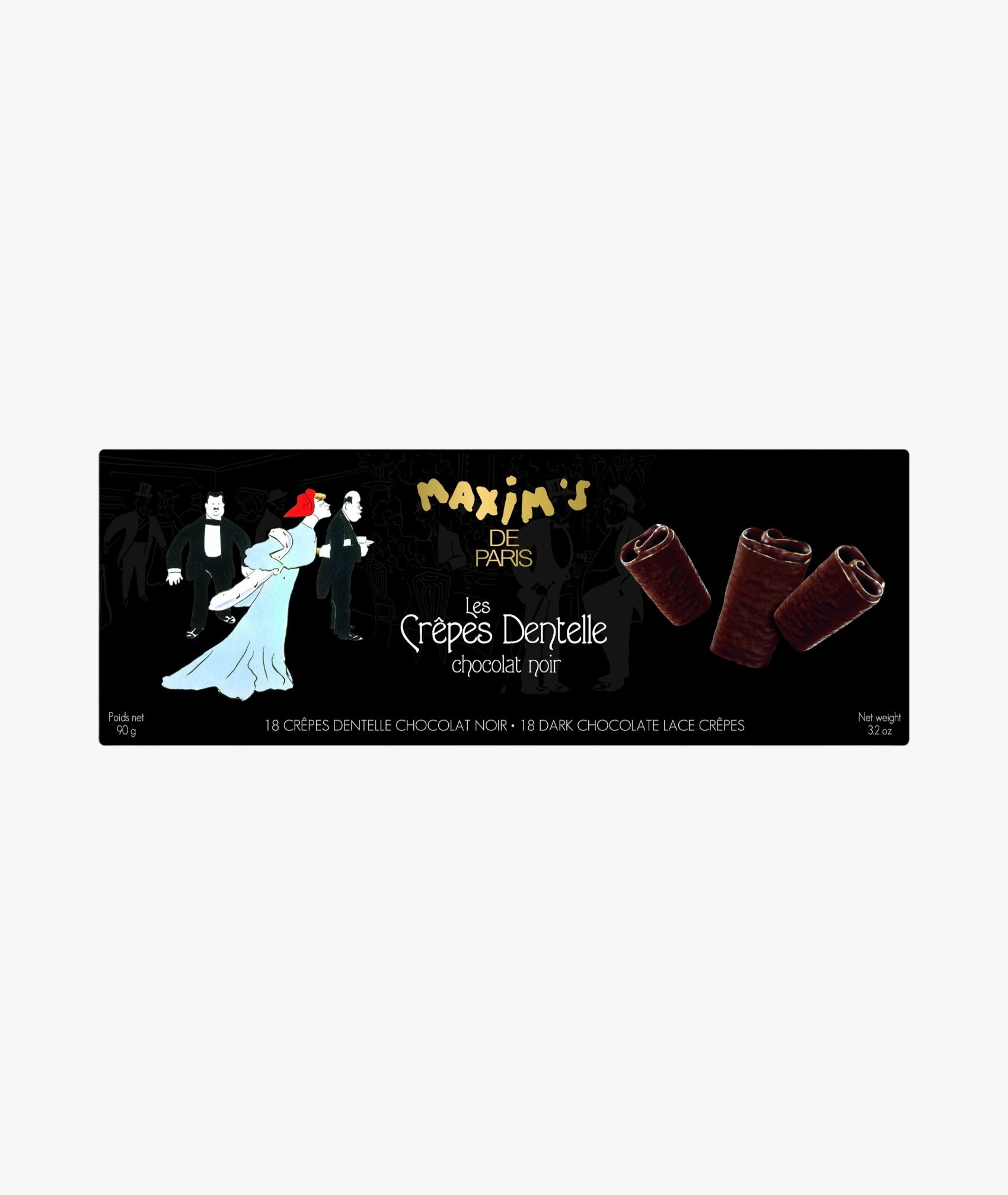 Les crêpes dentelle chocolat noir