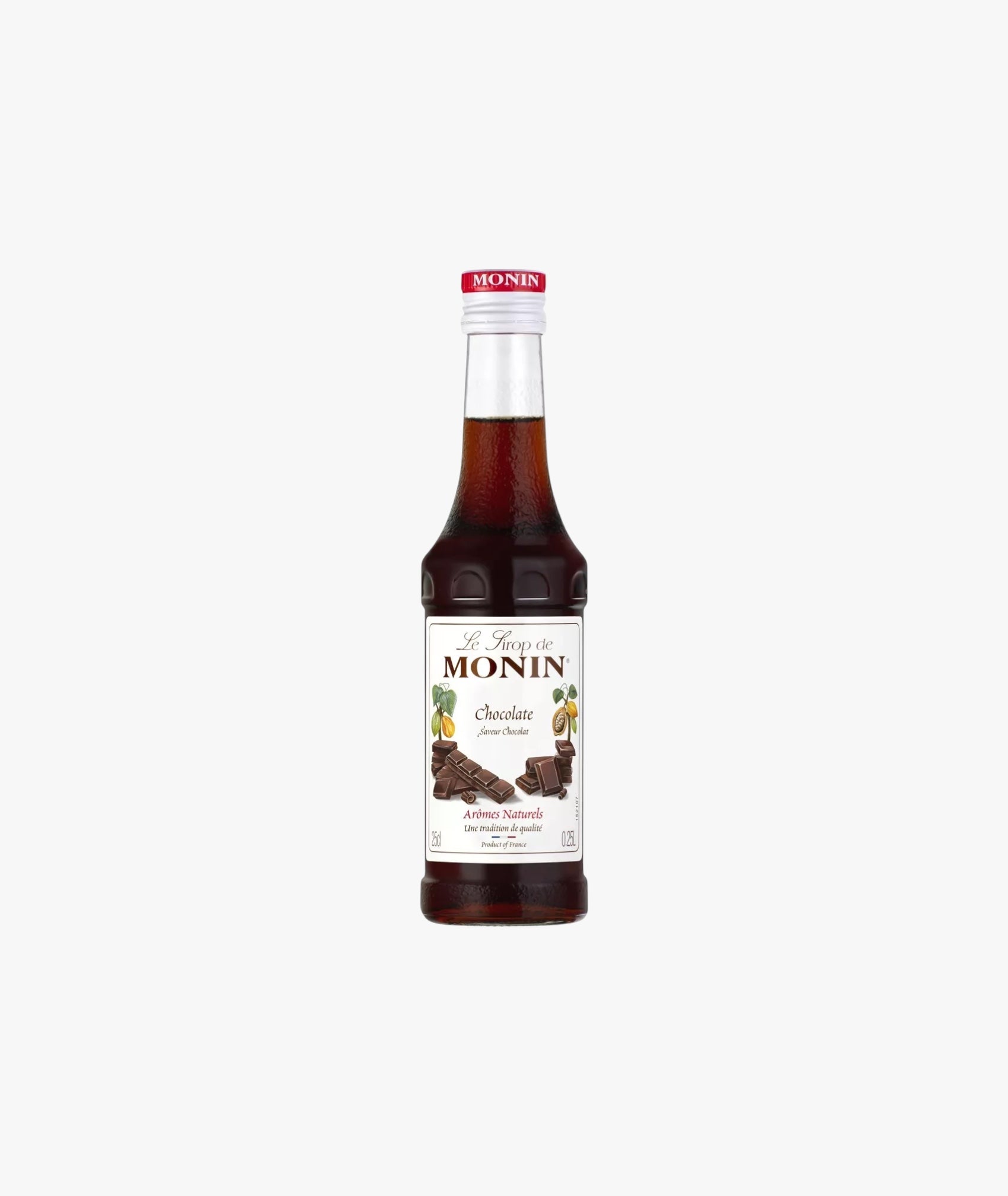 Chocolate flavored syrup