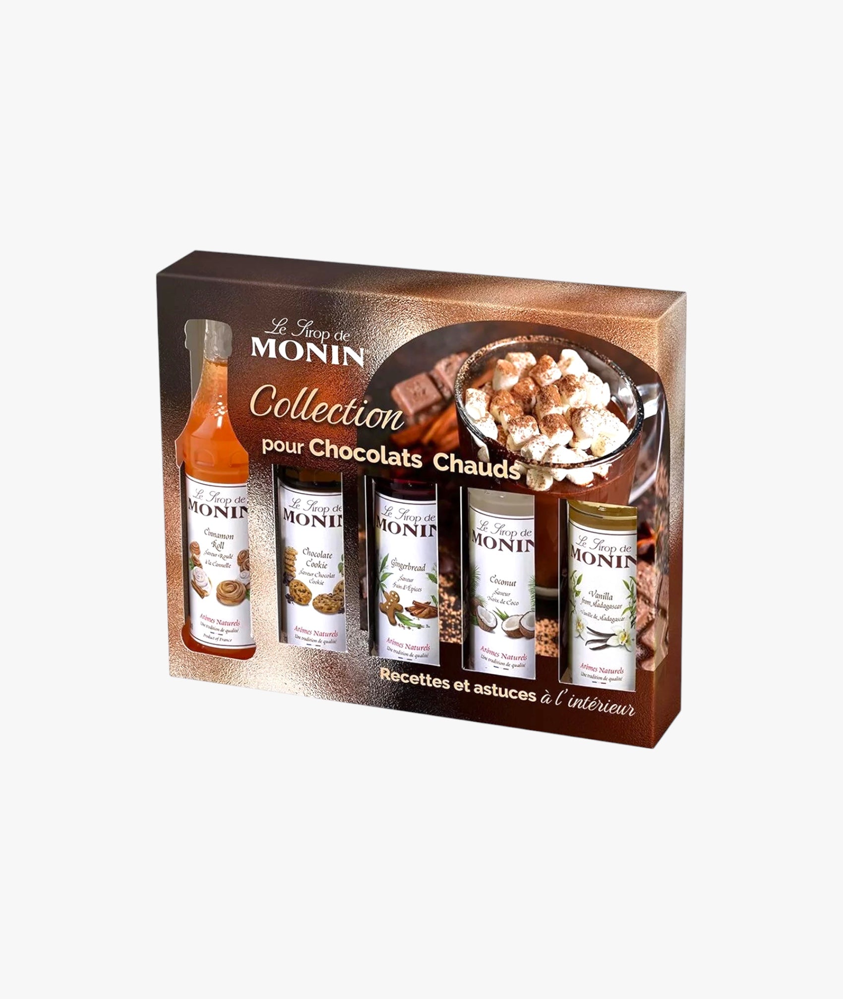 Coffret de 5 sirops pour chocolats chauds