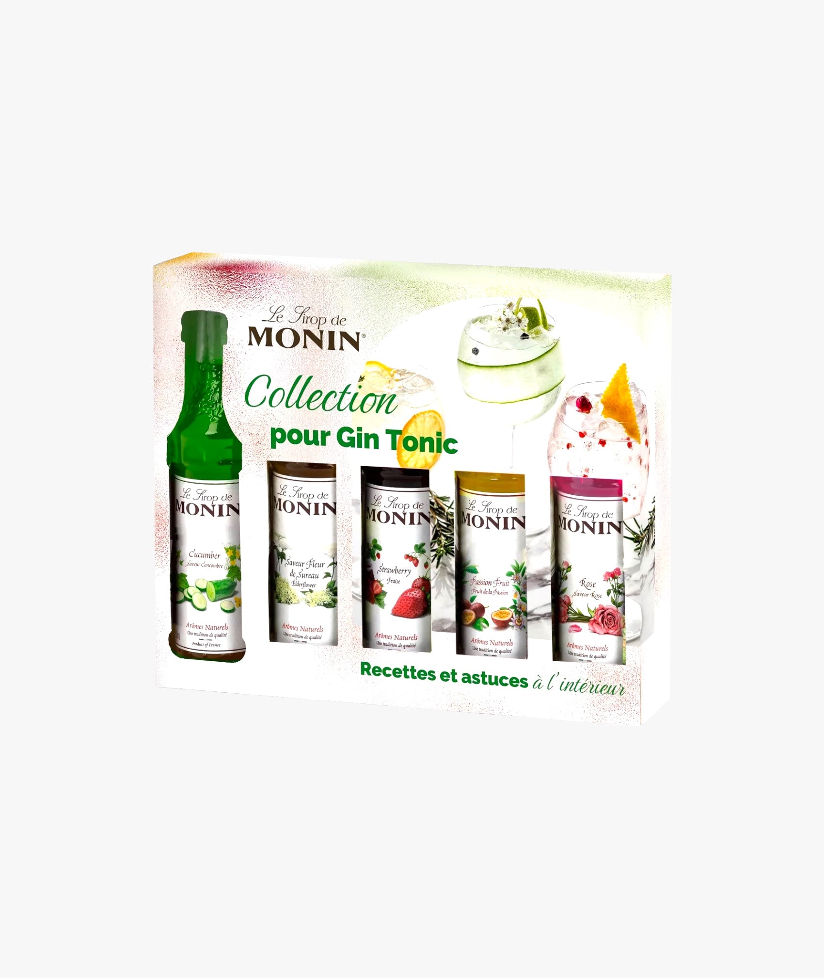 Coffret de 5 sirops pour gin tonic