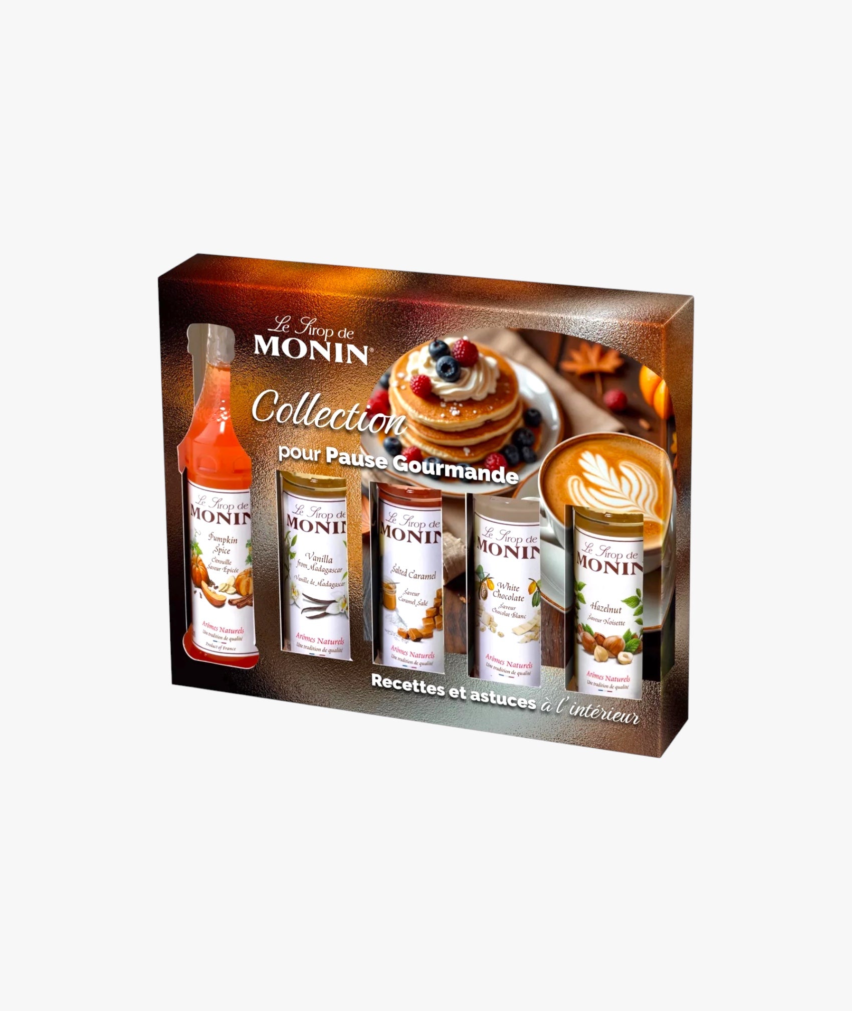 Coffret de 5 sirops pour pause gourmande