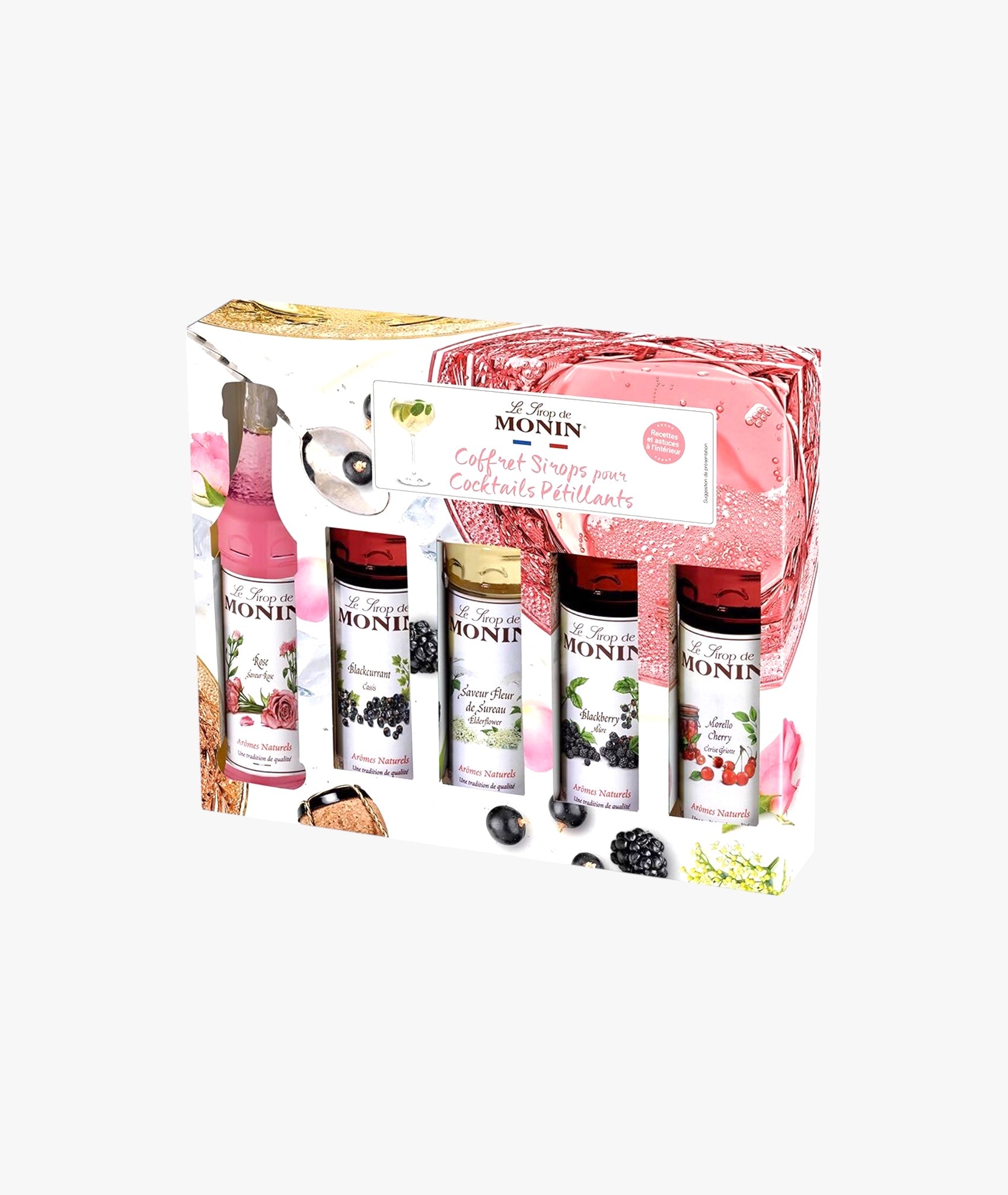 Coffret de 5 sirops pour cocktails pétillants