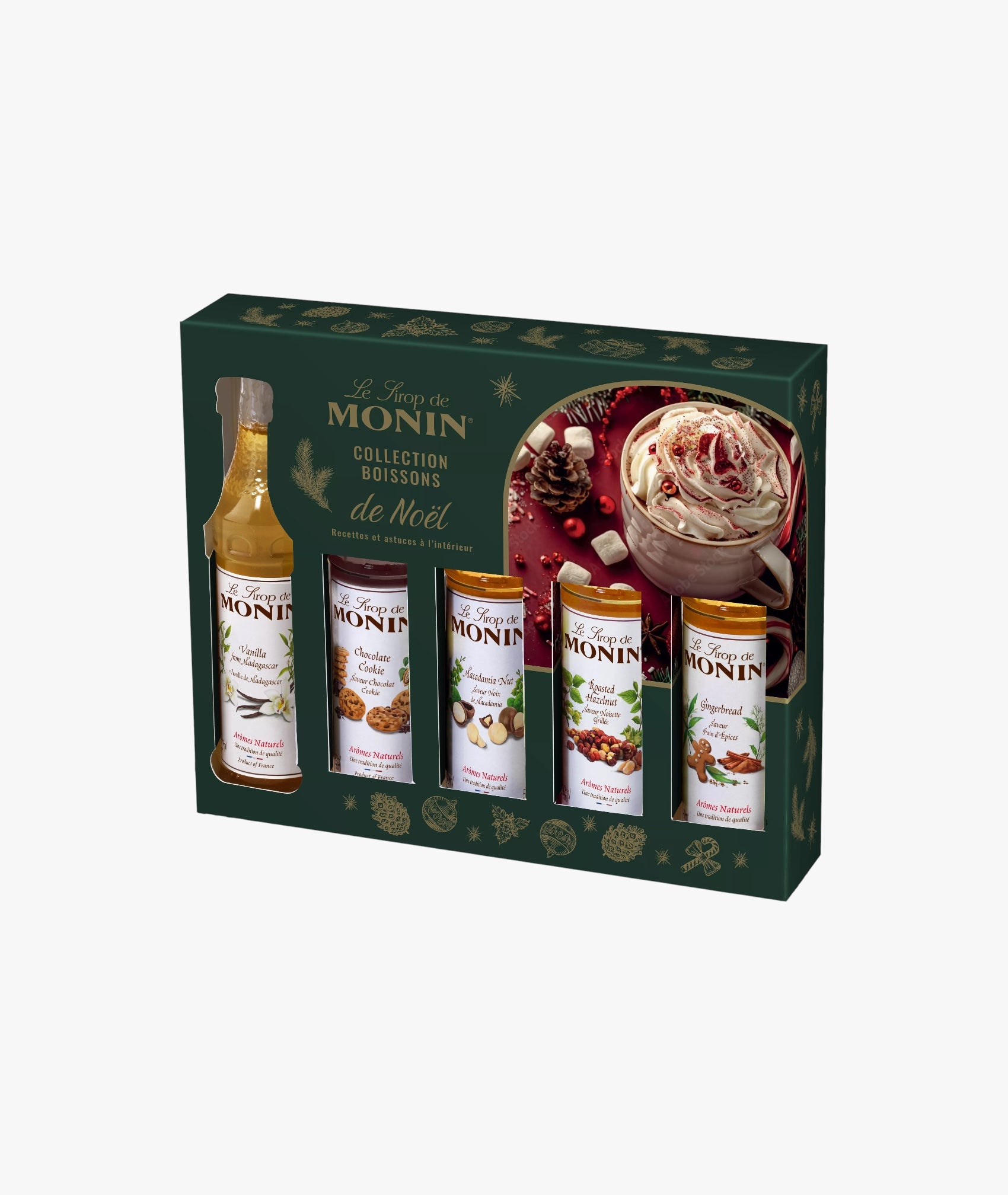 Box of 5 hot chocolate syrups