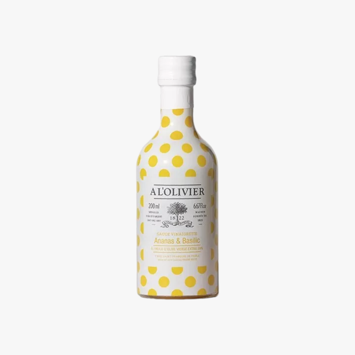 Vinaigrette gourmande ananas et basilic