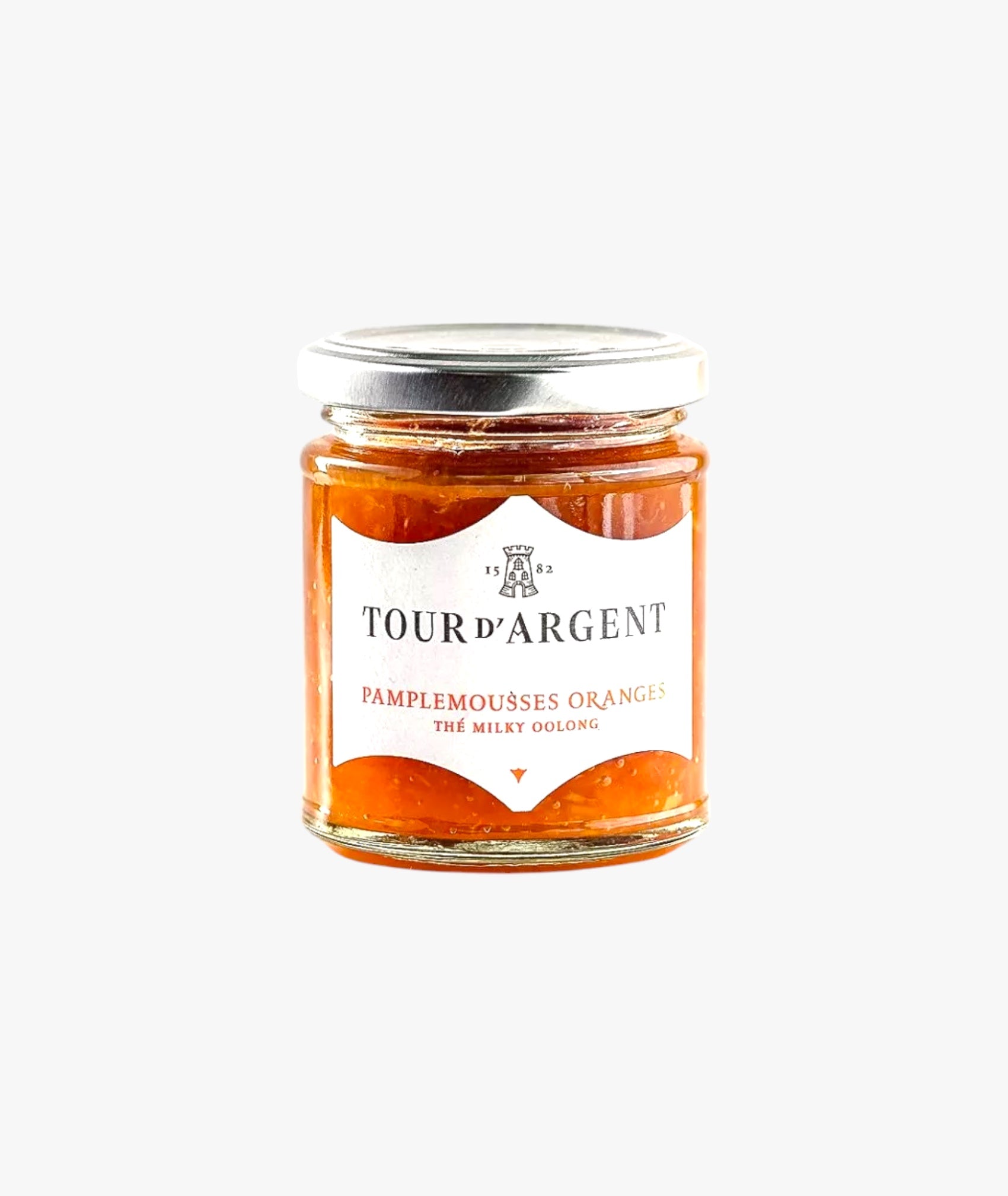 Grapefruit jam, orange, milky oolong tea