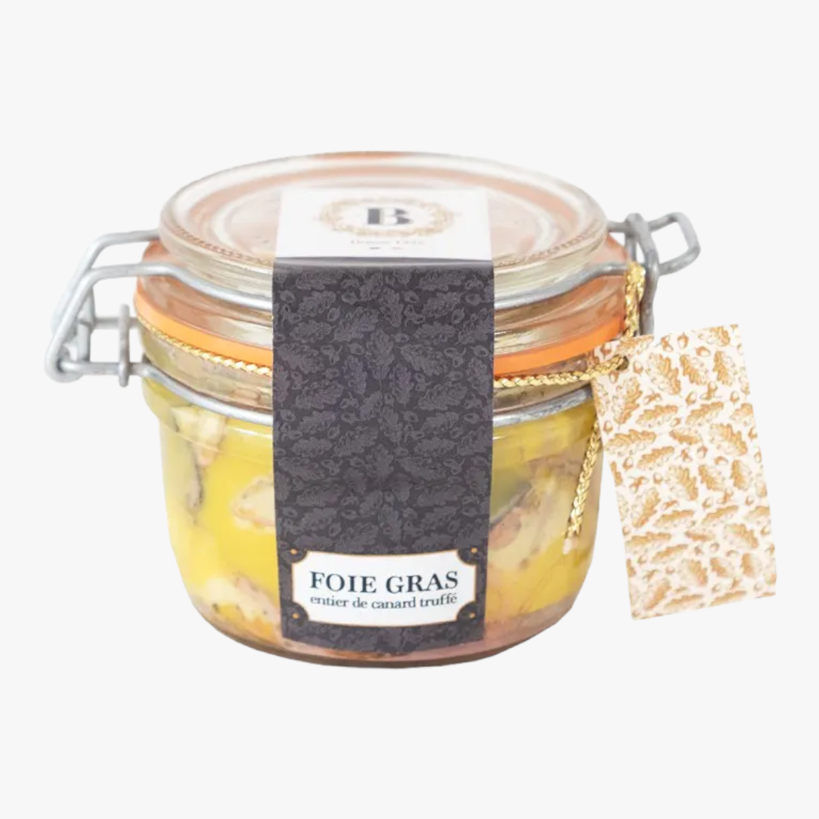 Whole duck foie gras with truffles