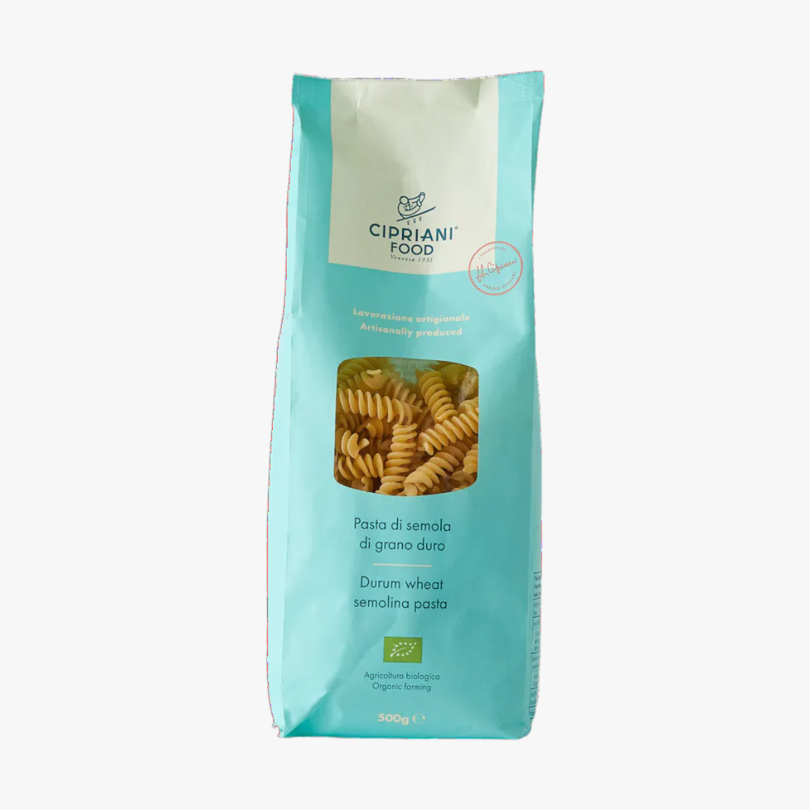 Organic Grano Duro Fusilli Pasta