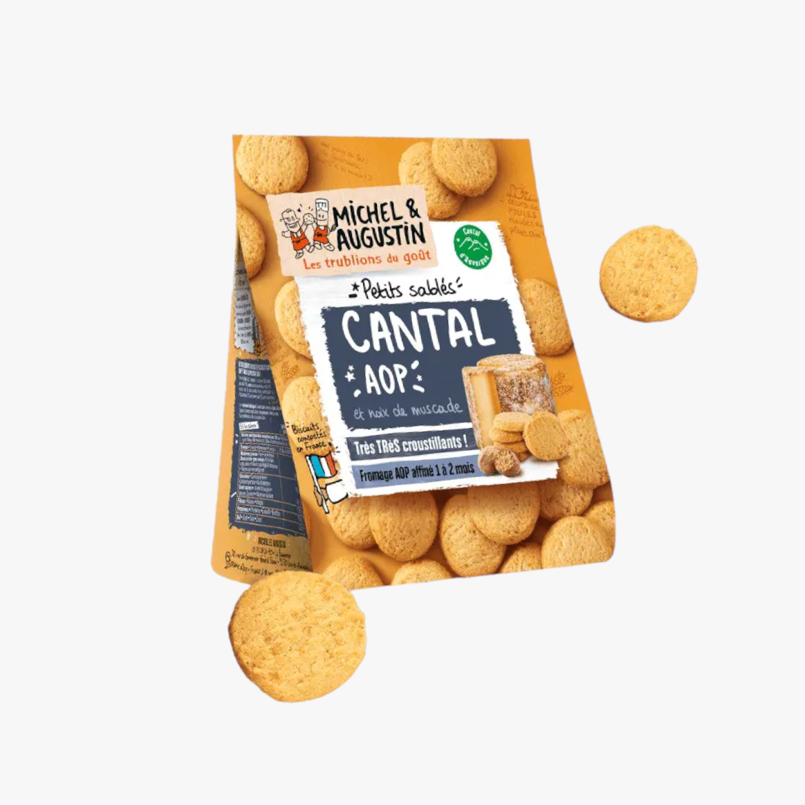 Small Cantal aperitif shortbreads