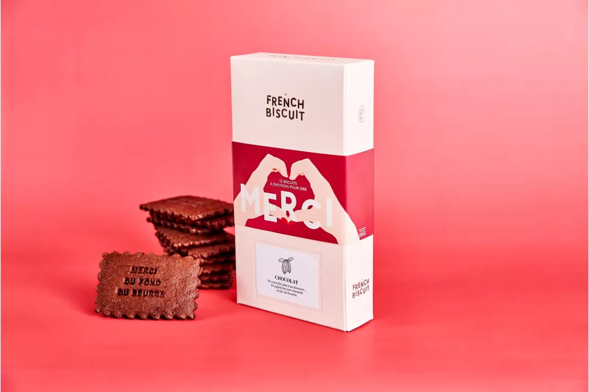 Biscuits merci - chocolat