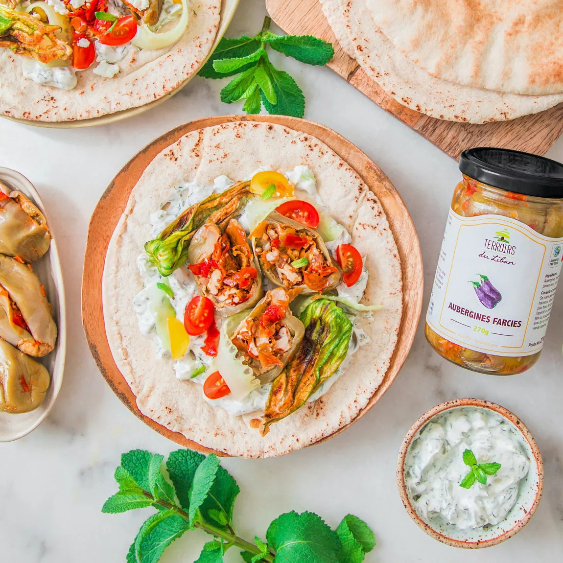 Aubergines farcies