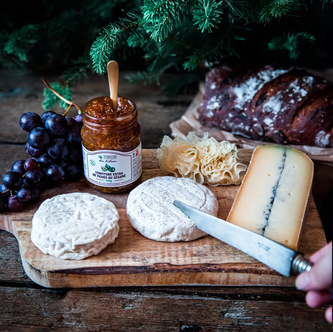 Confiture extra de figues au sésame