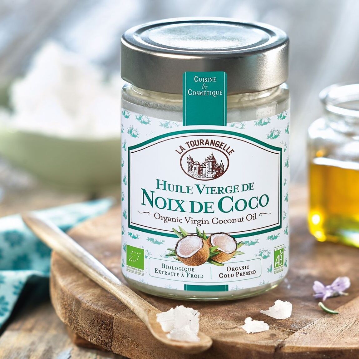 Huile vierge de noix de coco bio