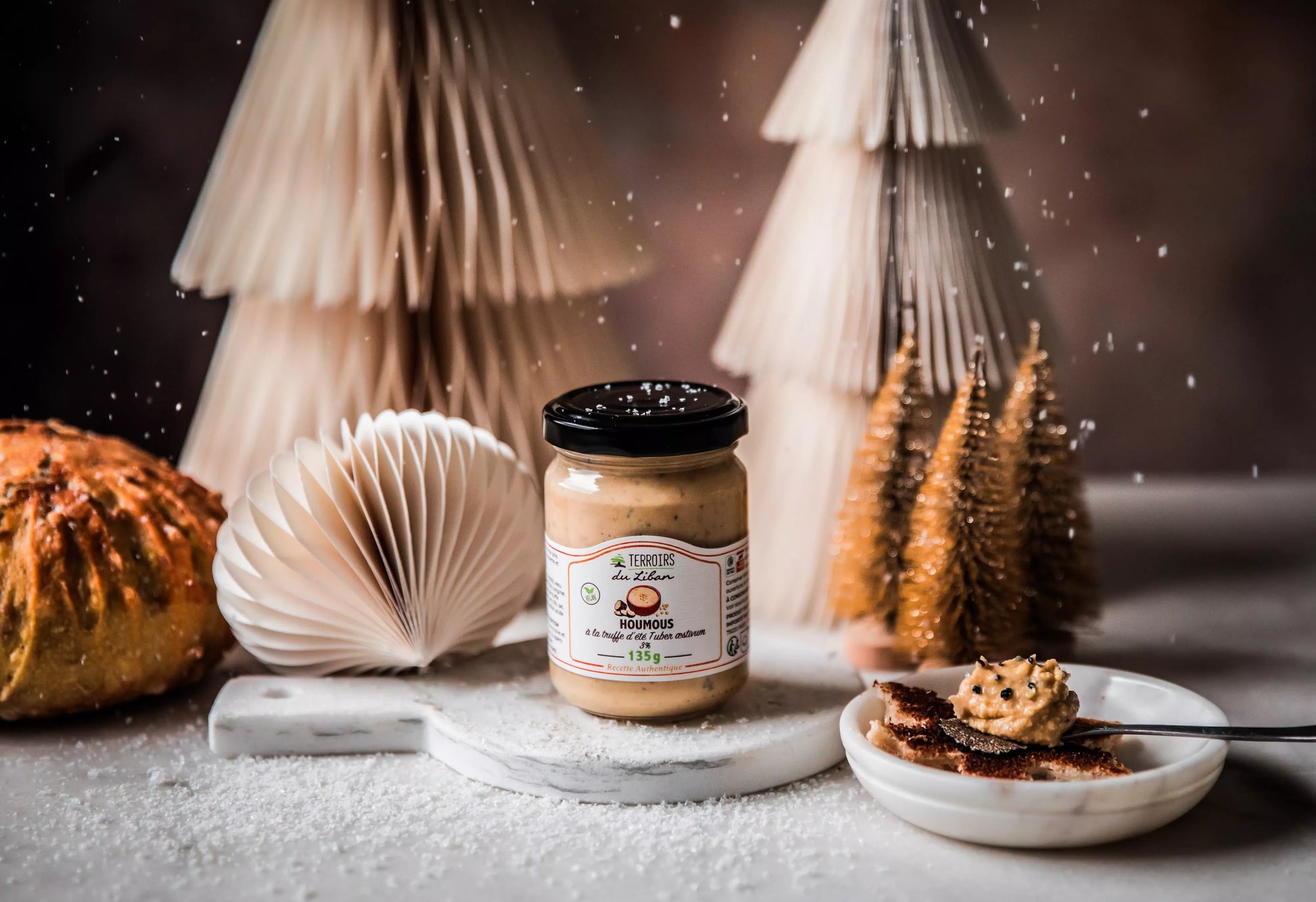Houmous à la truffe d'été