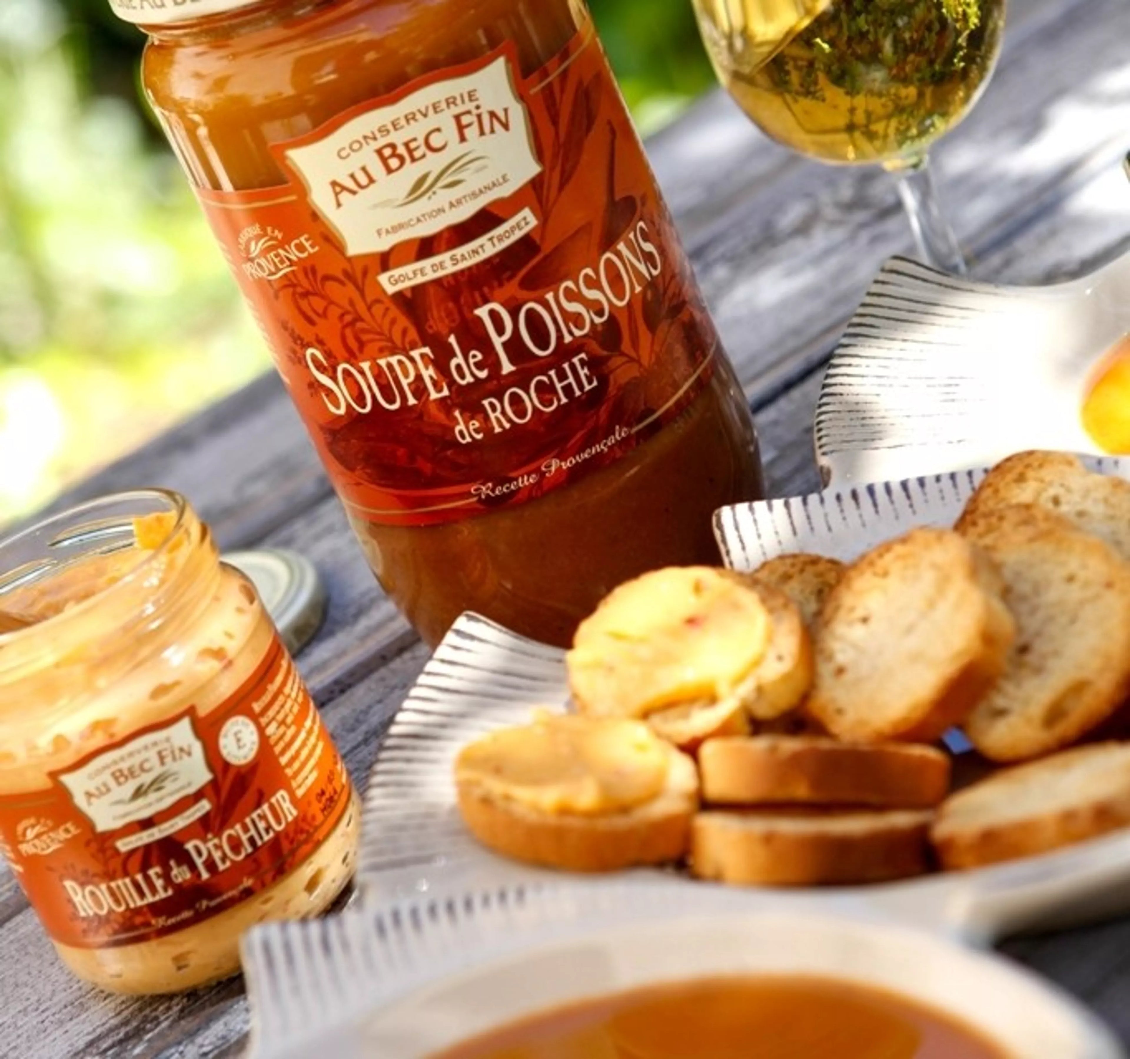 Soupe de poissons roche