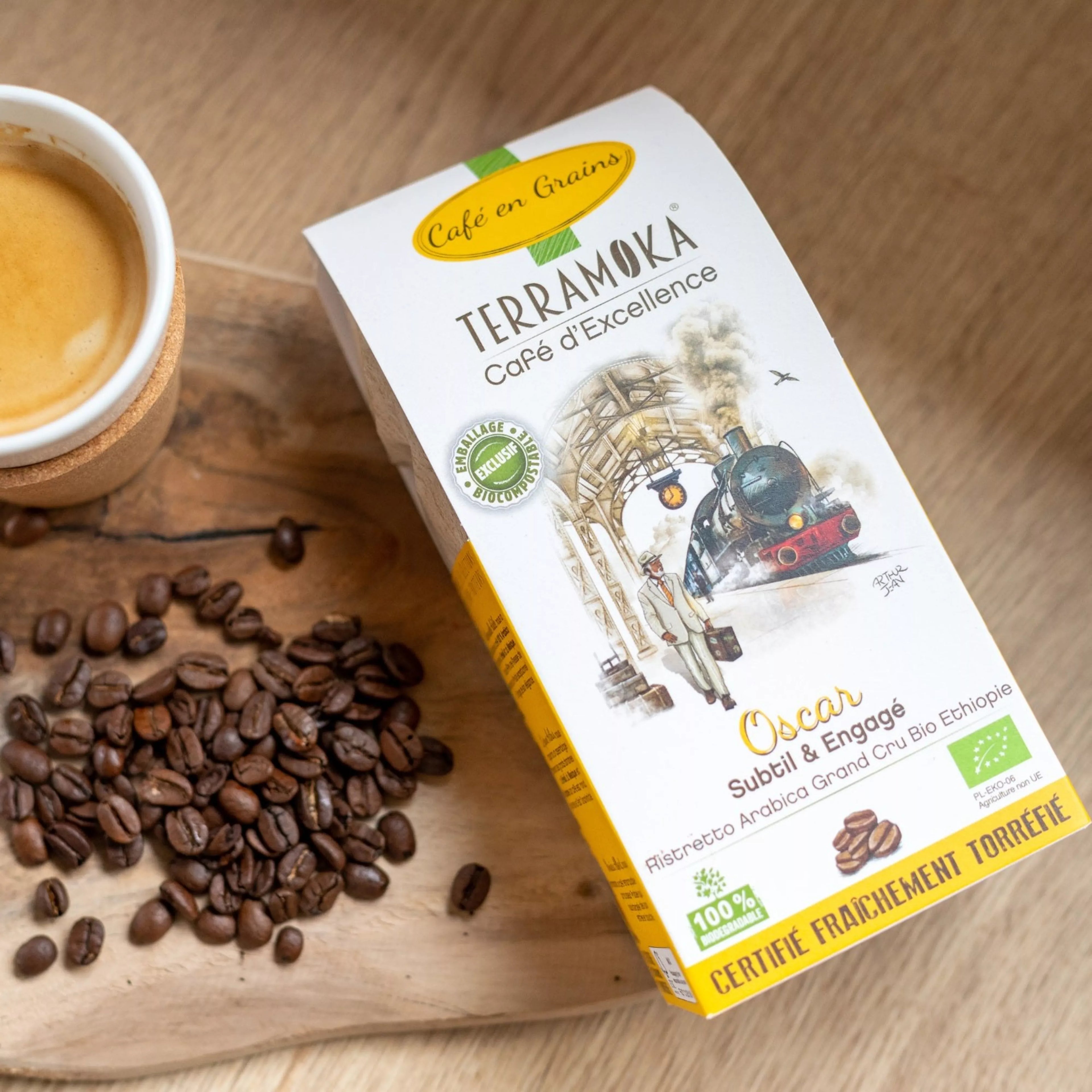Café bio en grains d'Ethiopie - subtil et engagé