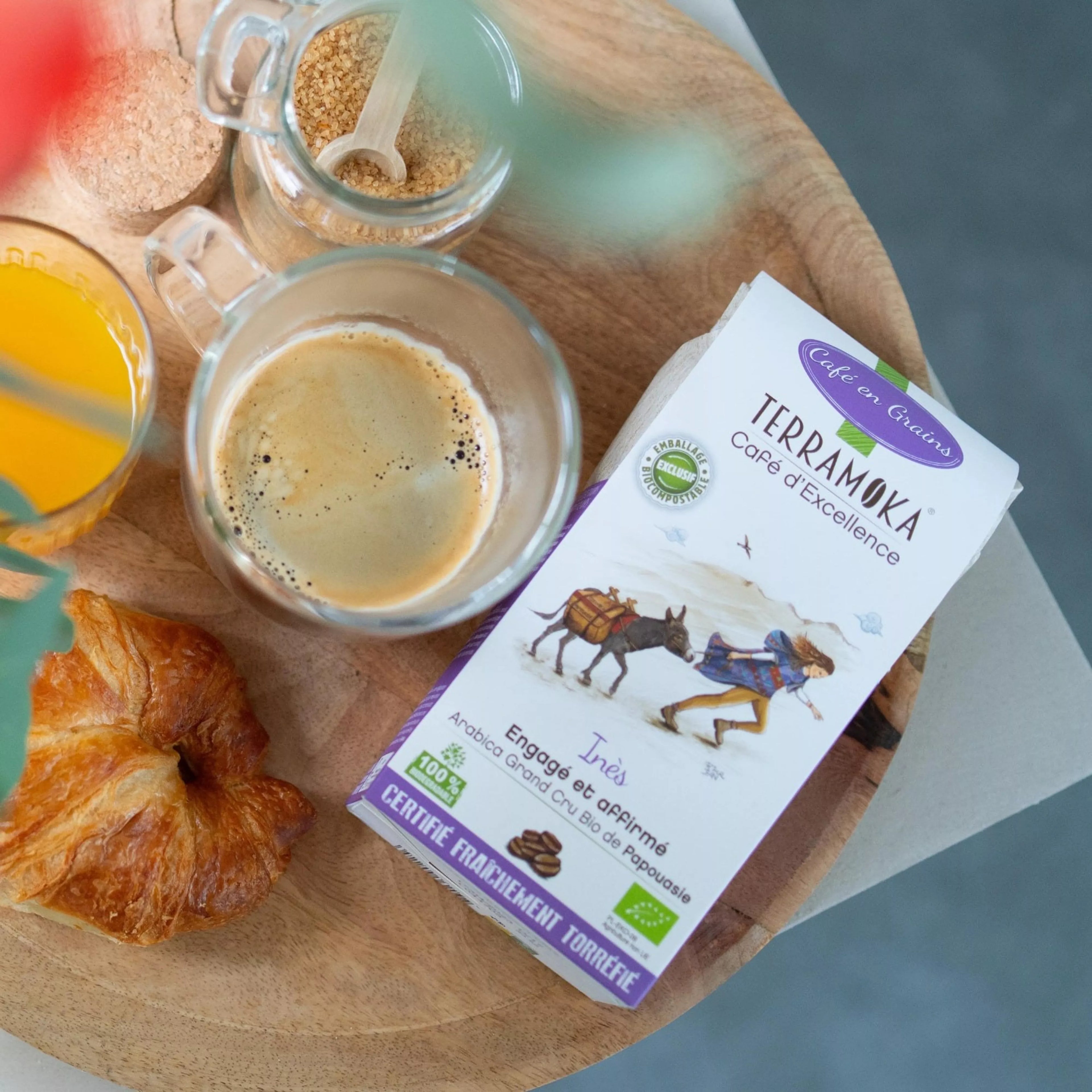 Café bio en grains de Papouasie - persistant et engagé