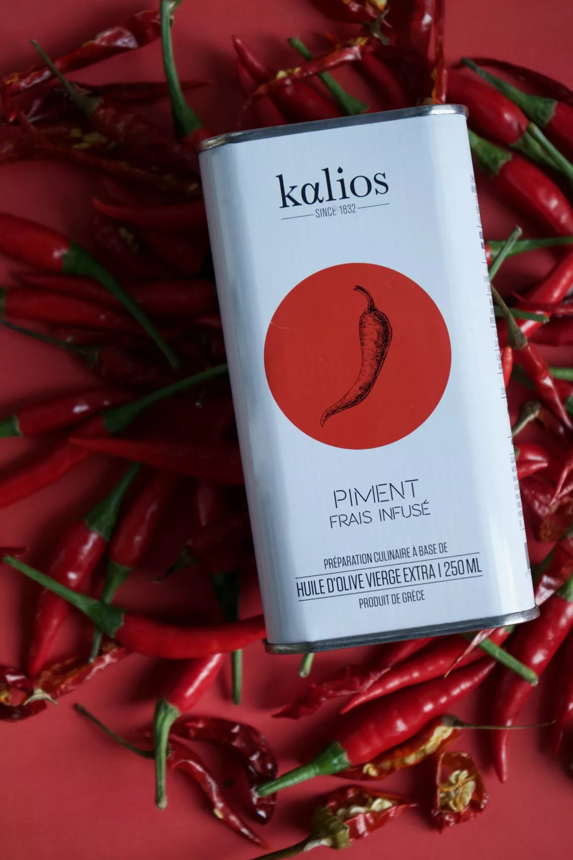 Huile d'olive vierge extra infusée au piment