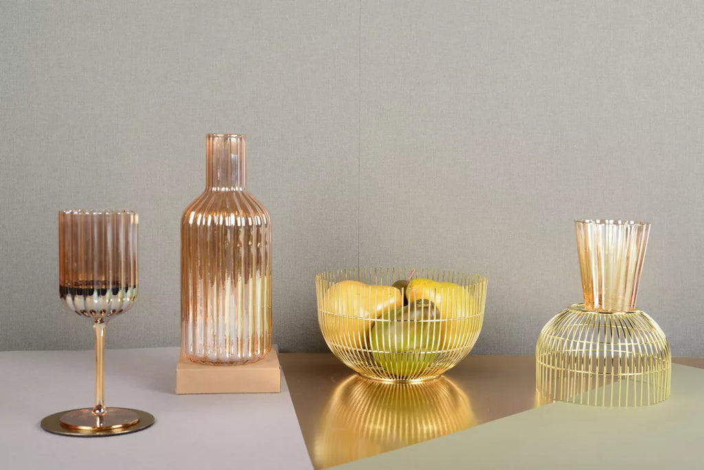 Carafe dorée