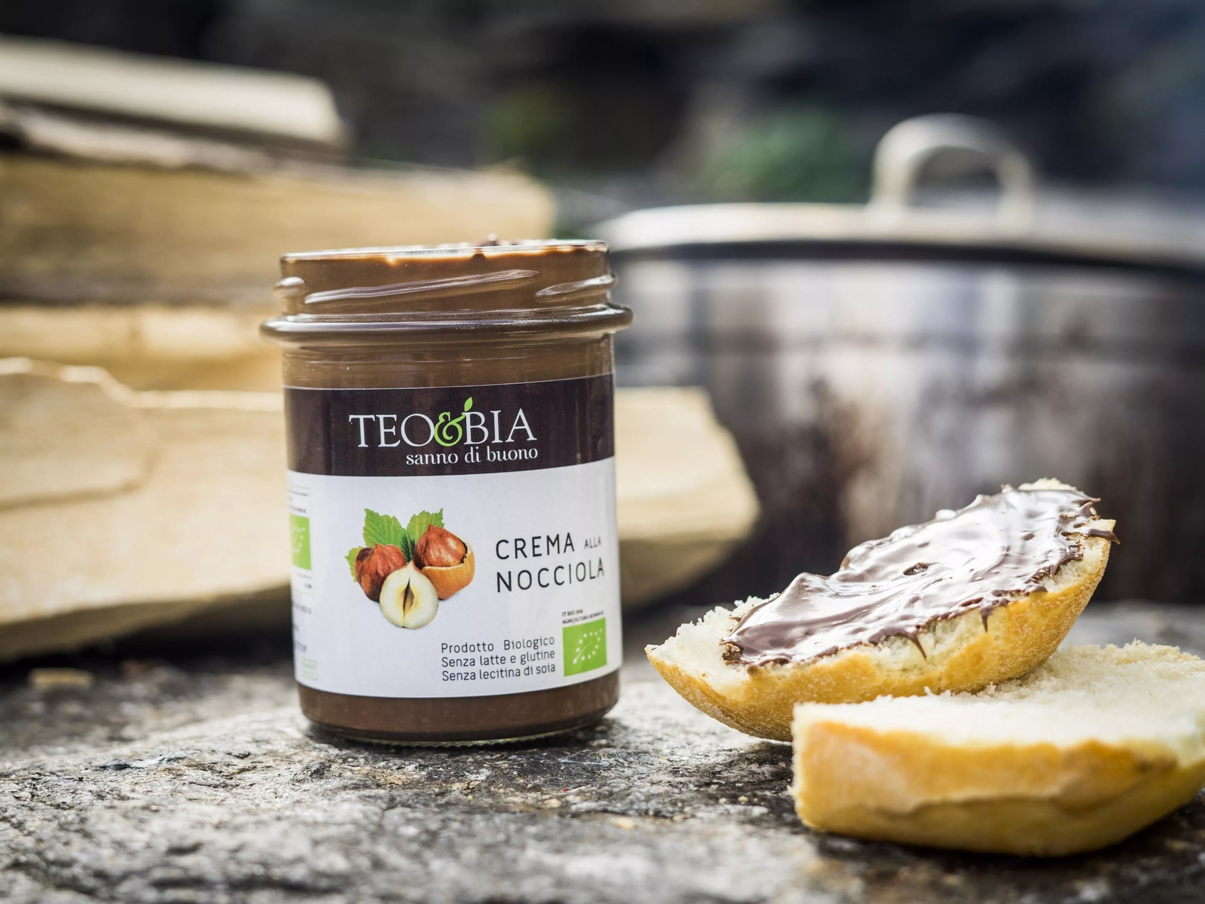 Pâte à tartiner aux noisettes bio