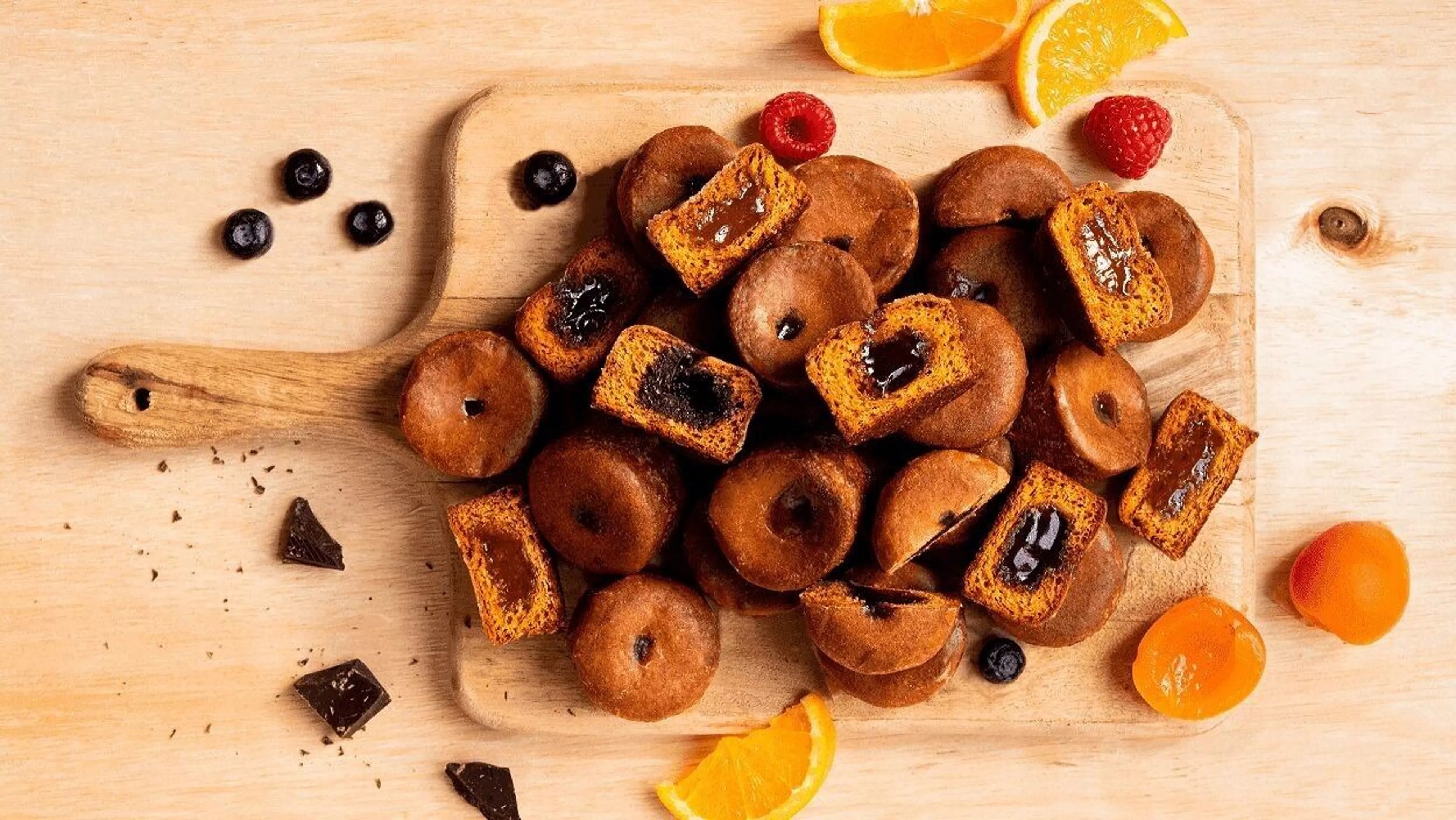 Boite de 10 mini-nonnettes fourrées au chocolat