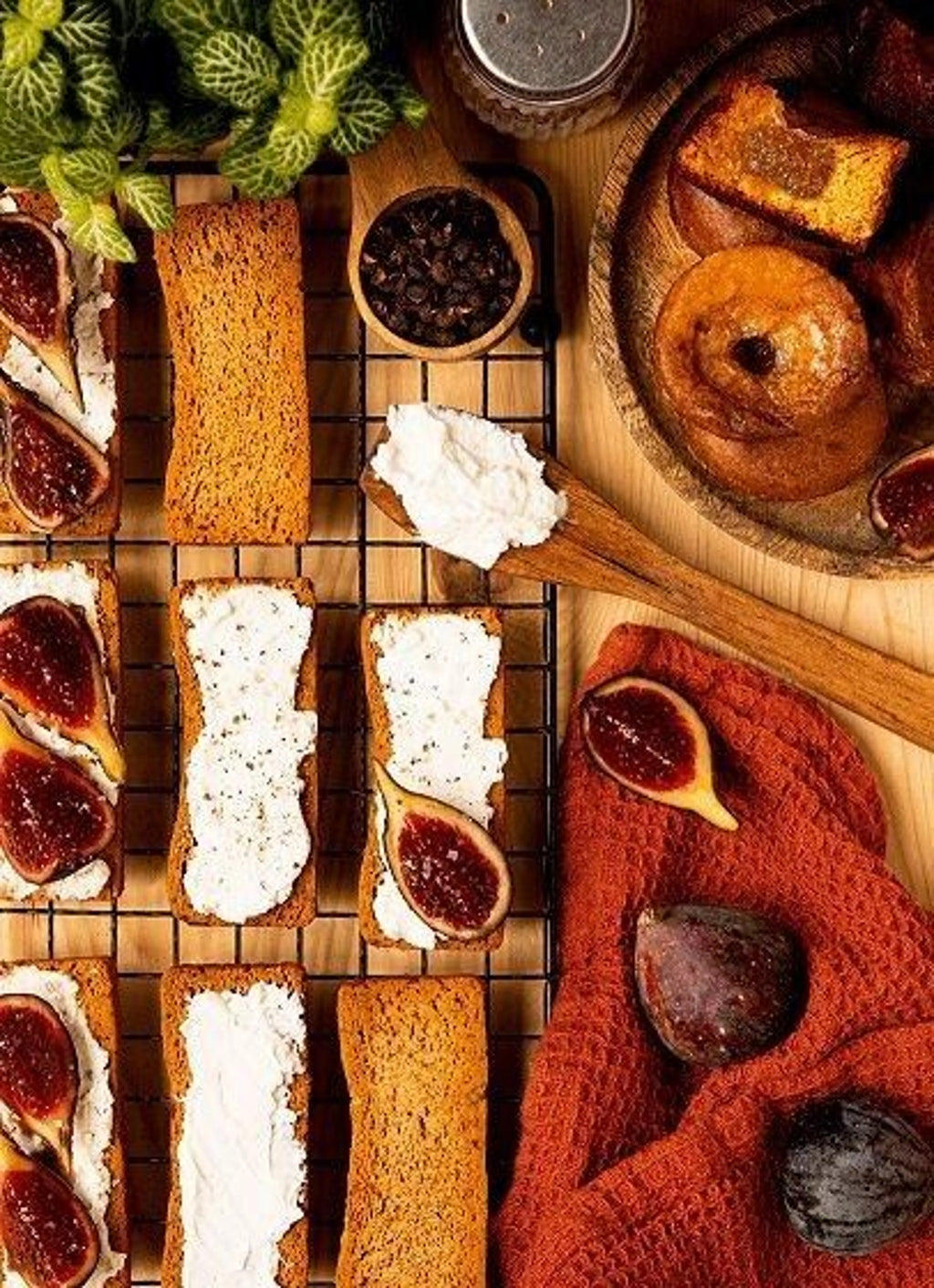 Pain d'épices spécial toast aux figues