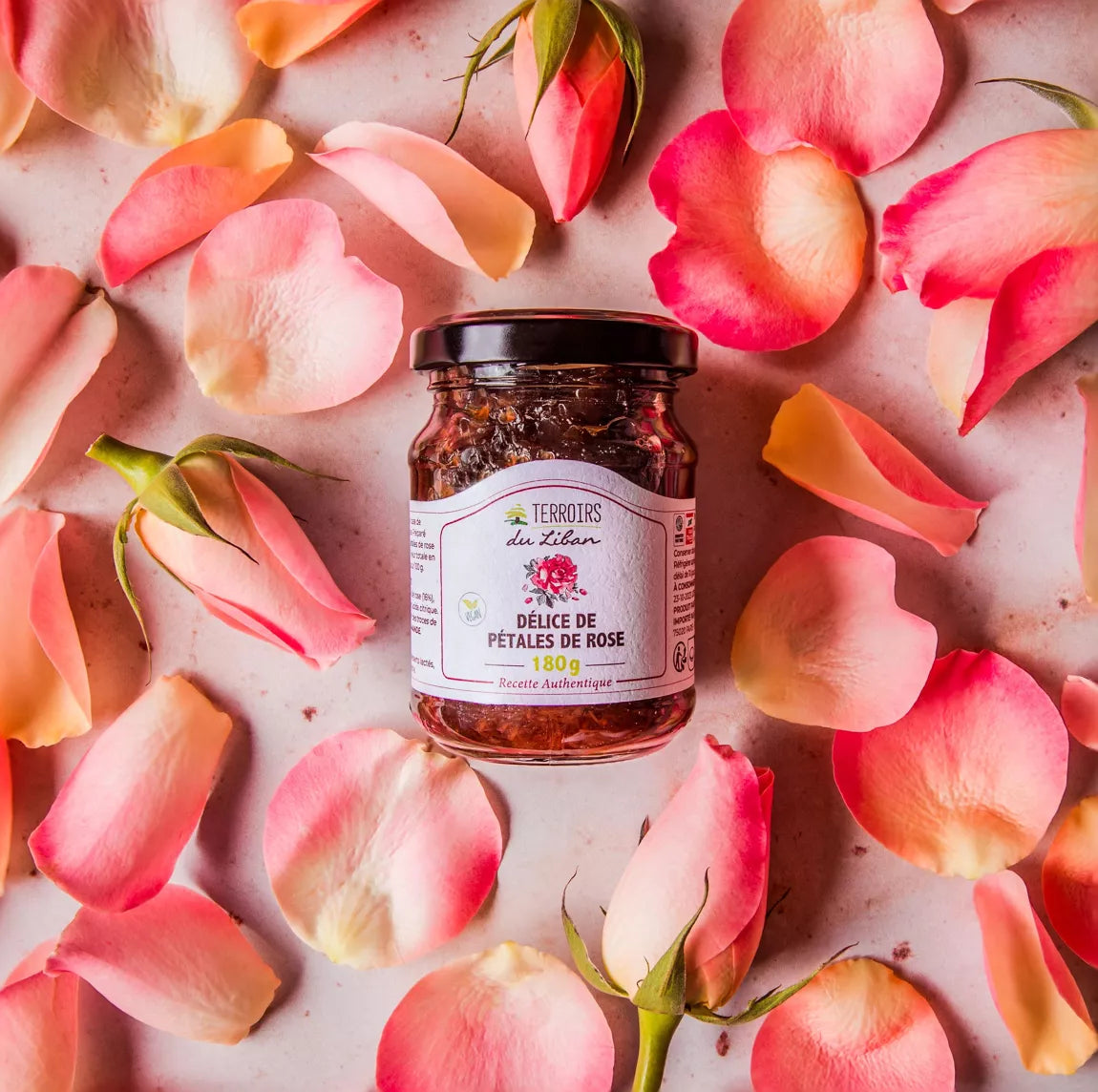 Confiture de pétales de rose