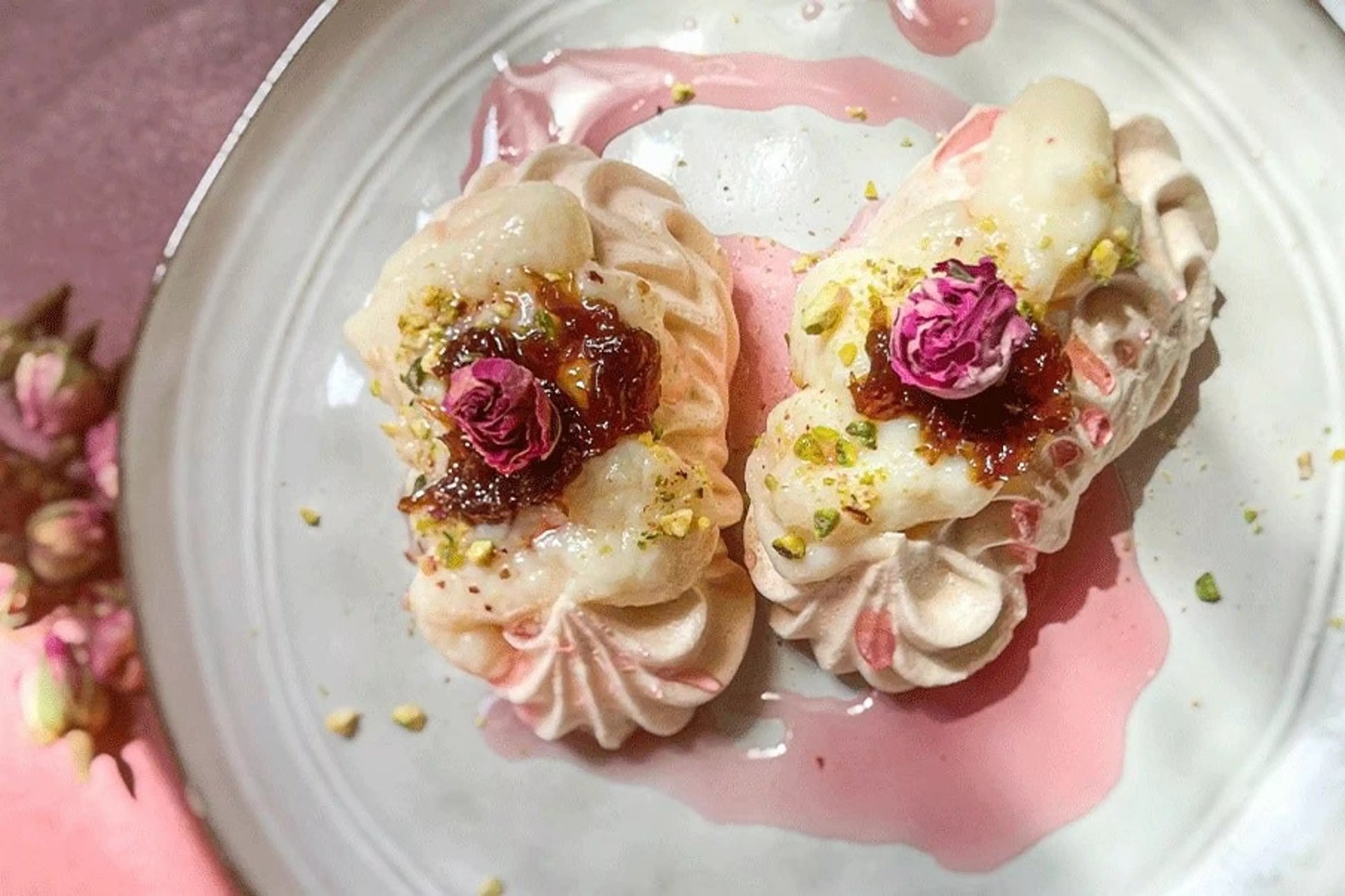 Confiture de pétales de rose