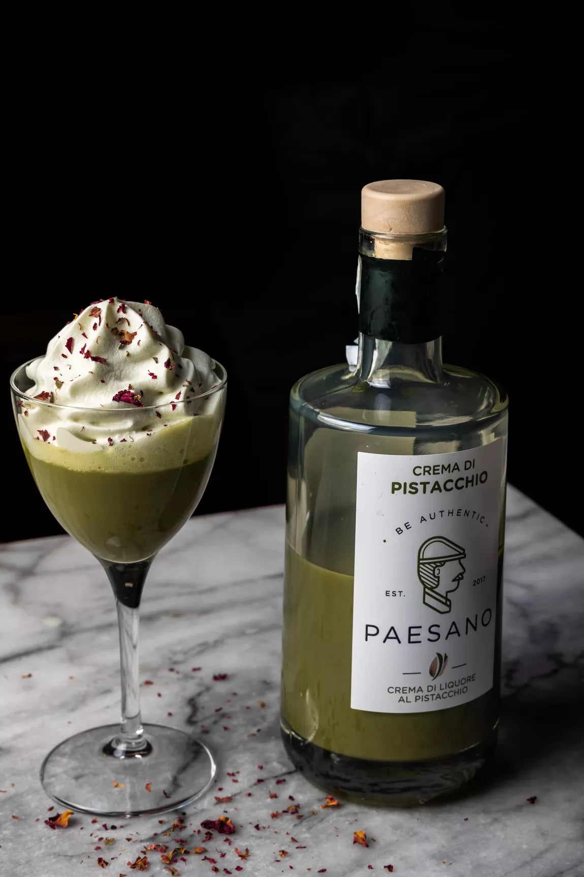 Crème de liqueur de pistache de Sicile