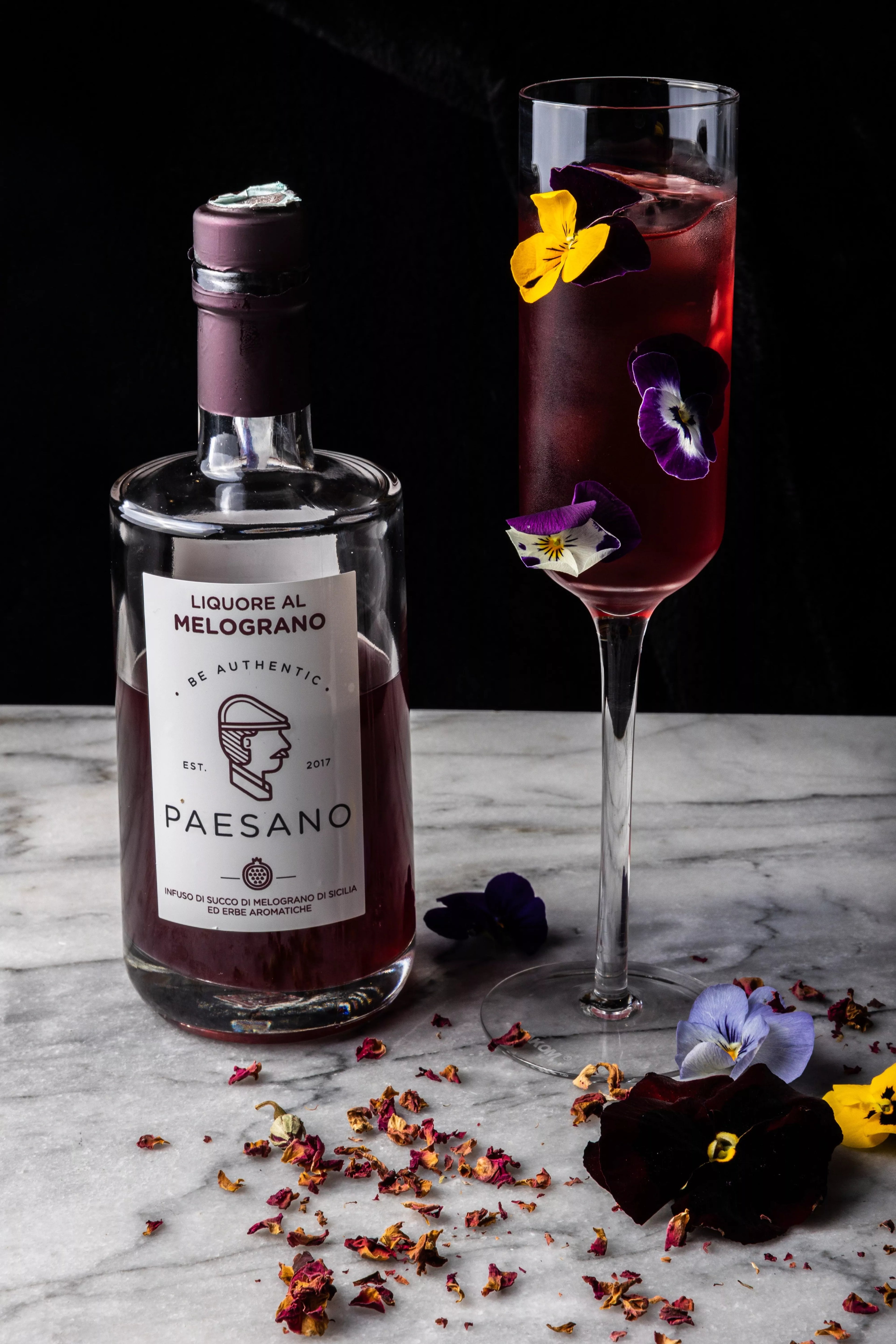 Liqueur de grenade sicilienne