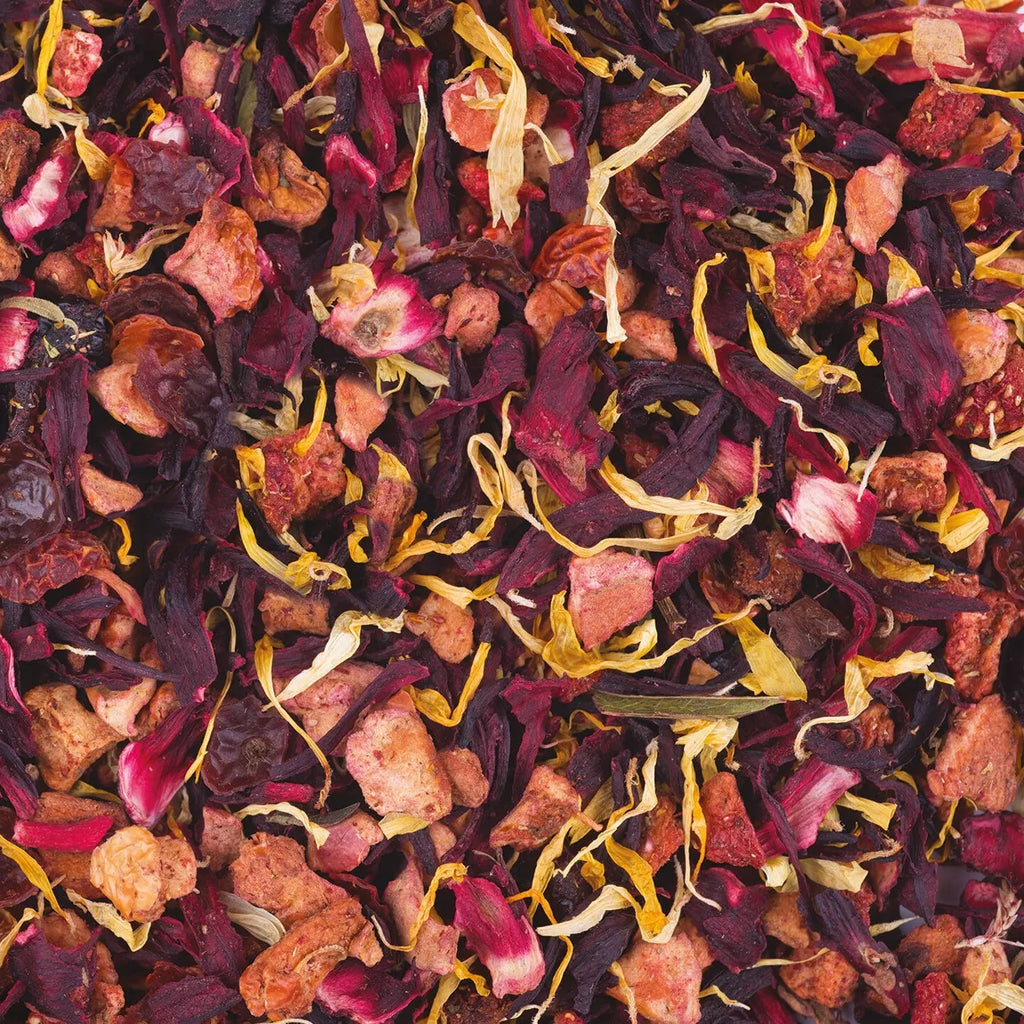 Infusion n°1 irrésistible fraise, cranberry et sureau bio